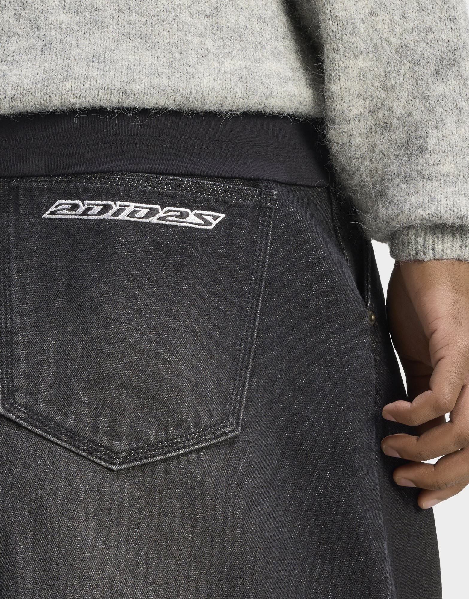adidas Jeans, Mittelhoch, Weites Bein