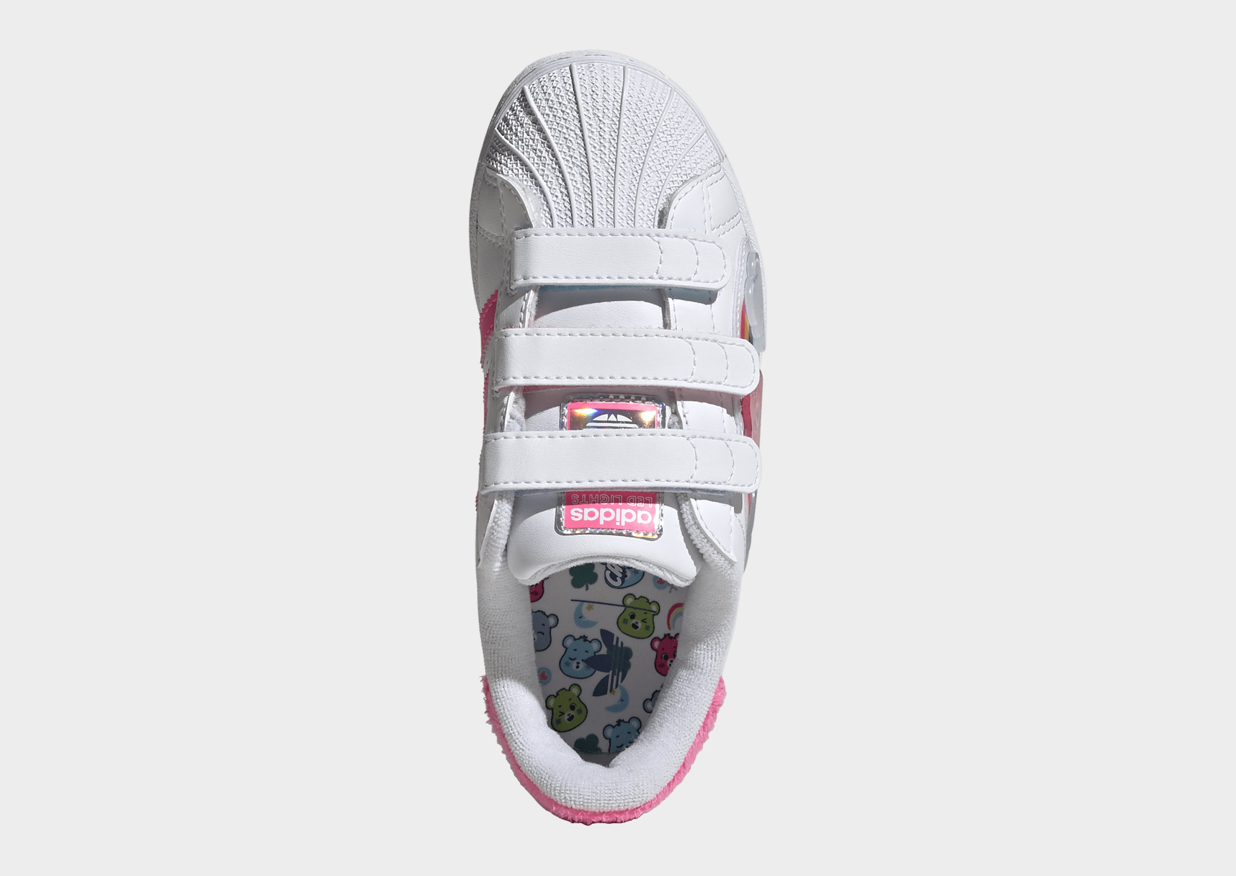 adidas Originals Care Bears Superstar Schuh, Led-lichter, Komfortverschluss