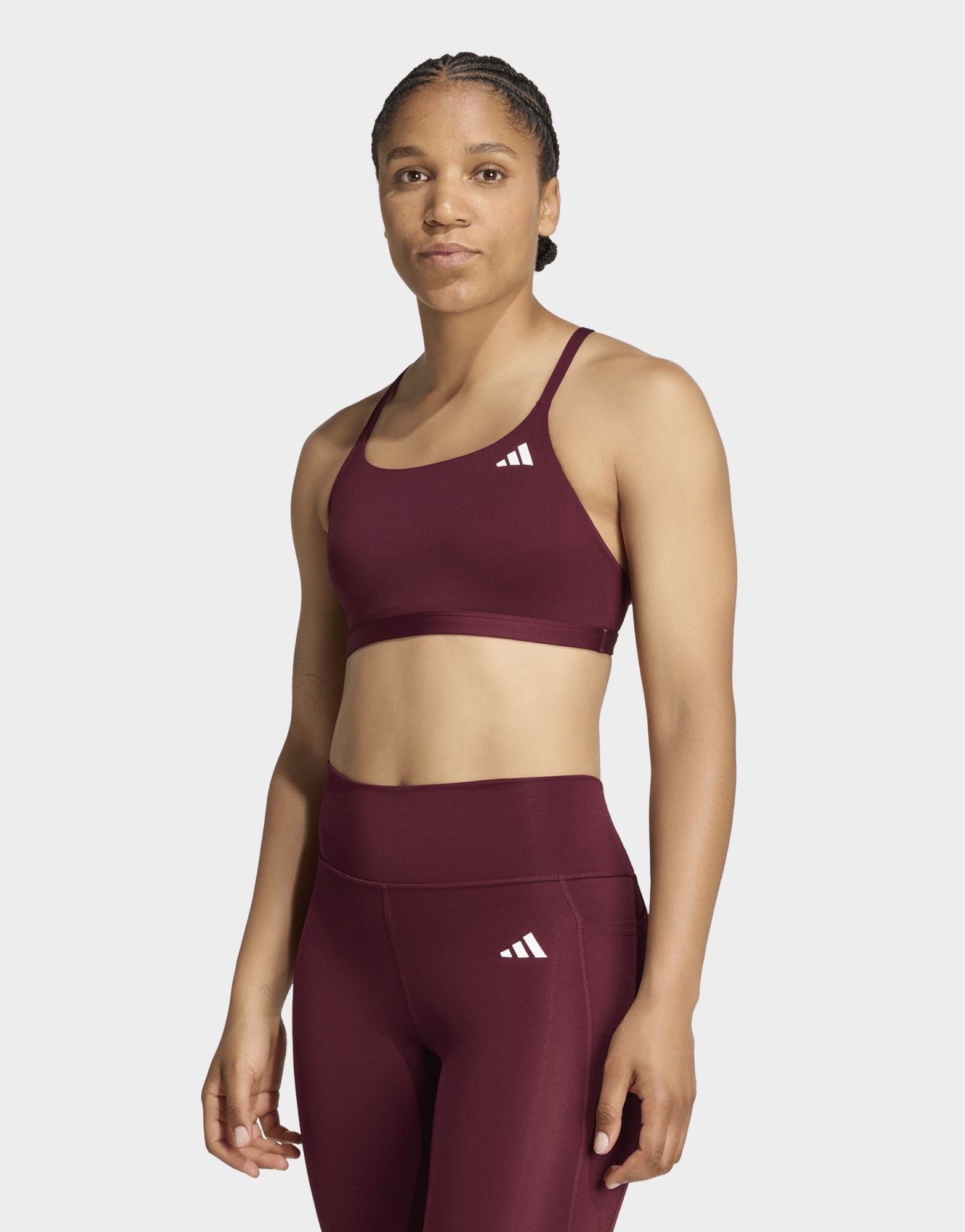 adidas Optime Essentials Leicht Stützender Workout Bh