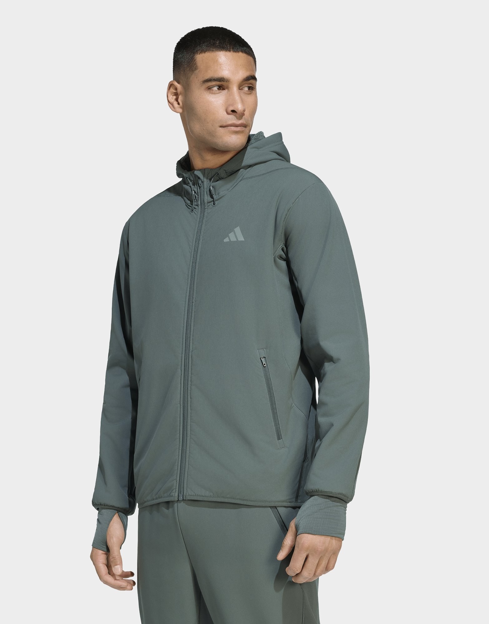 adidas D4t Climawarm Jacke, Durchgehender Reißverschluss