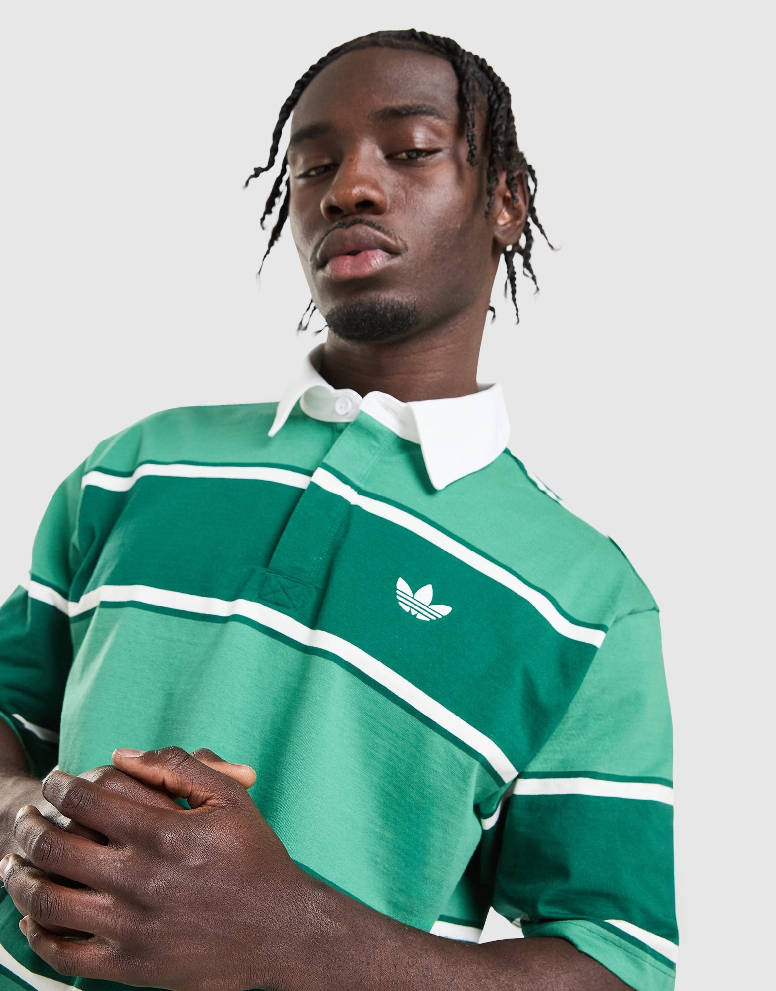 adidas Originals Striped Rugby Poloshirt