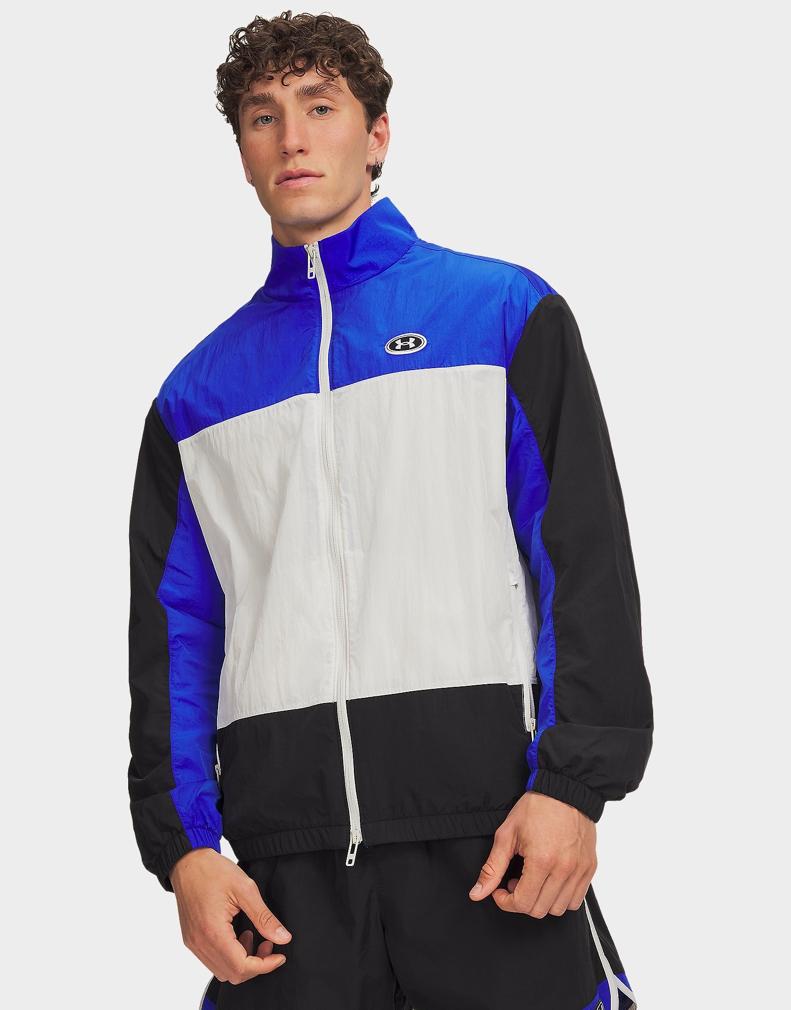 Under Armour RUSH Woven Oberteil mit durchgehendem Zip
