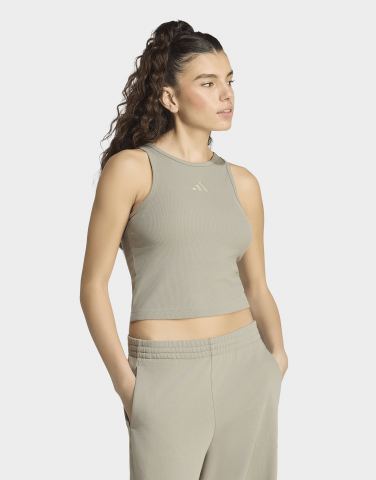 adidas Kit Tanktop, Gerippt, Kleines Logo