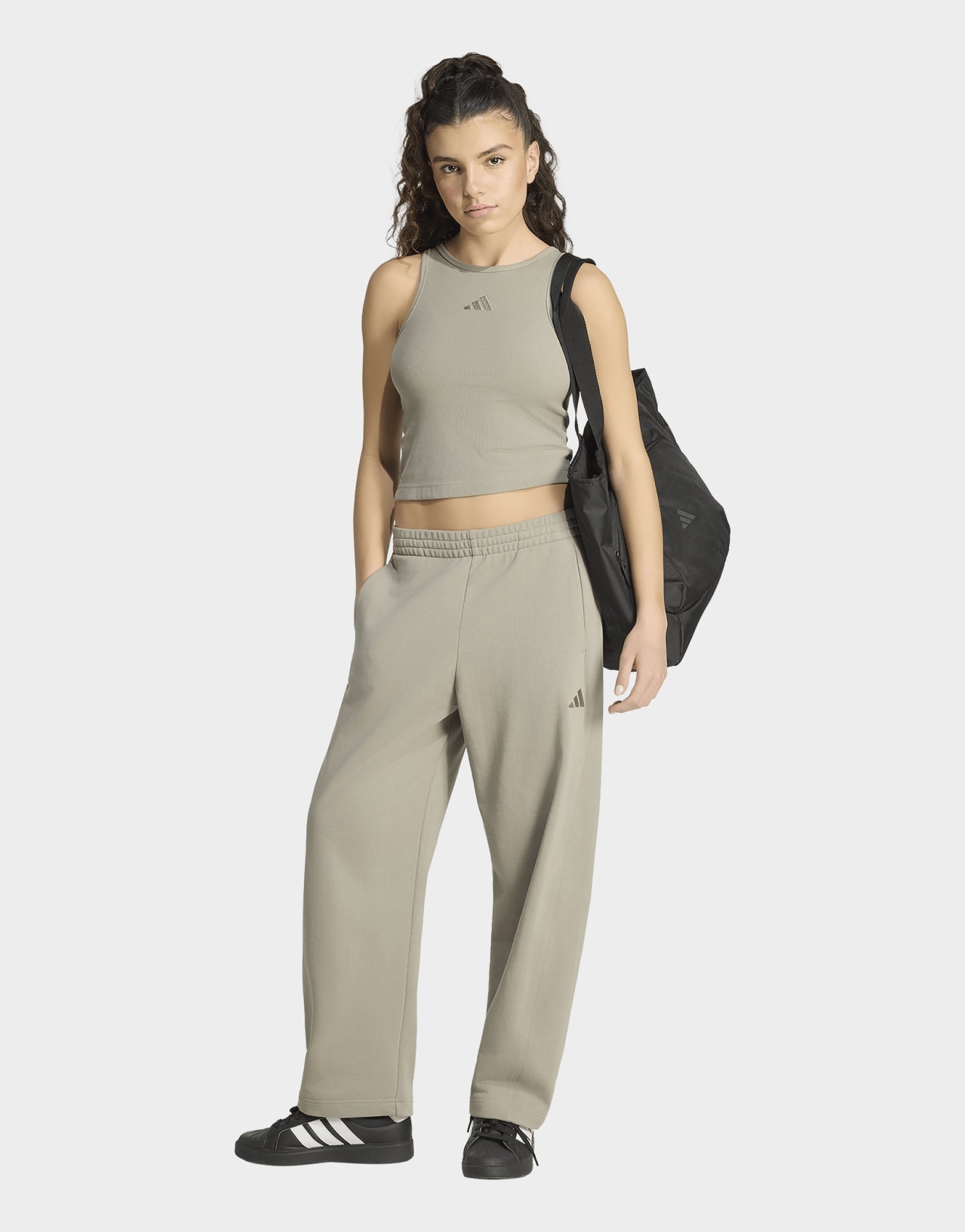 adidas Kit Tanktop, Gerippt, Kleines Logo