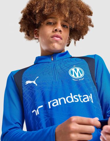 PUMA Olympique Marseille 1/4-Zip Trainingsoberteil Kinder