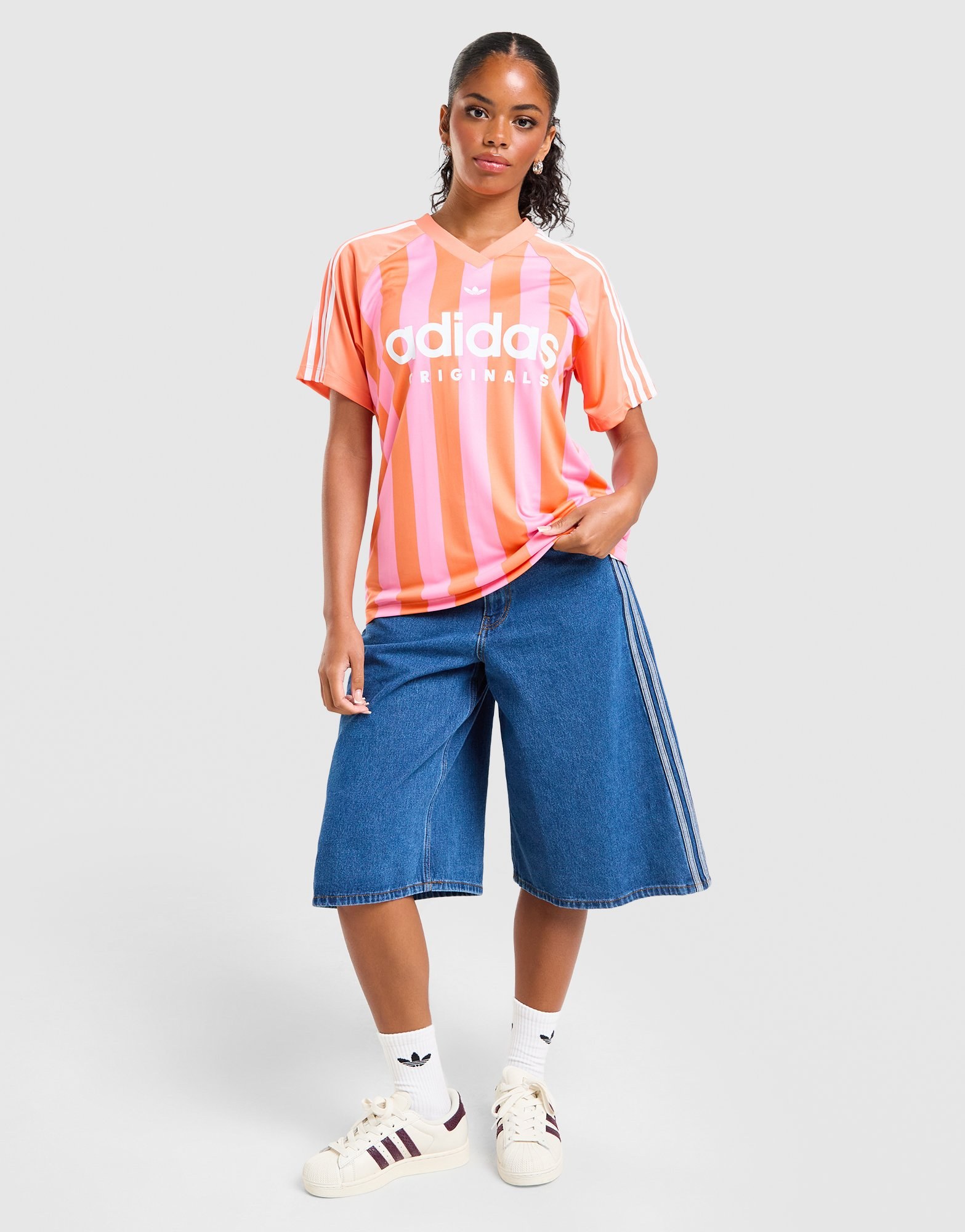 adidas Originals Stripe Fußball Jersey