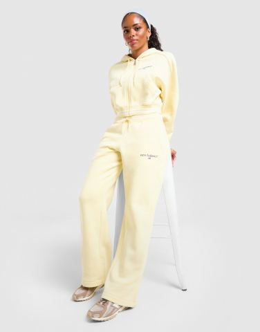 New Balance Ribbed Wide Leg Jogginghose