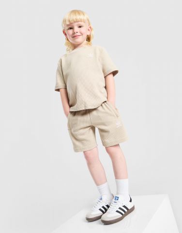 adidas Originals Waffle T-Shirt & Shorts Set Kleinkinder