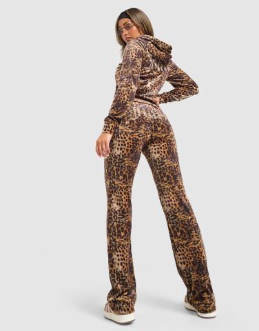 JUICY COUTURE Diamante Leopard Jogginghose