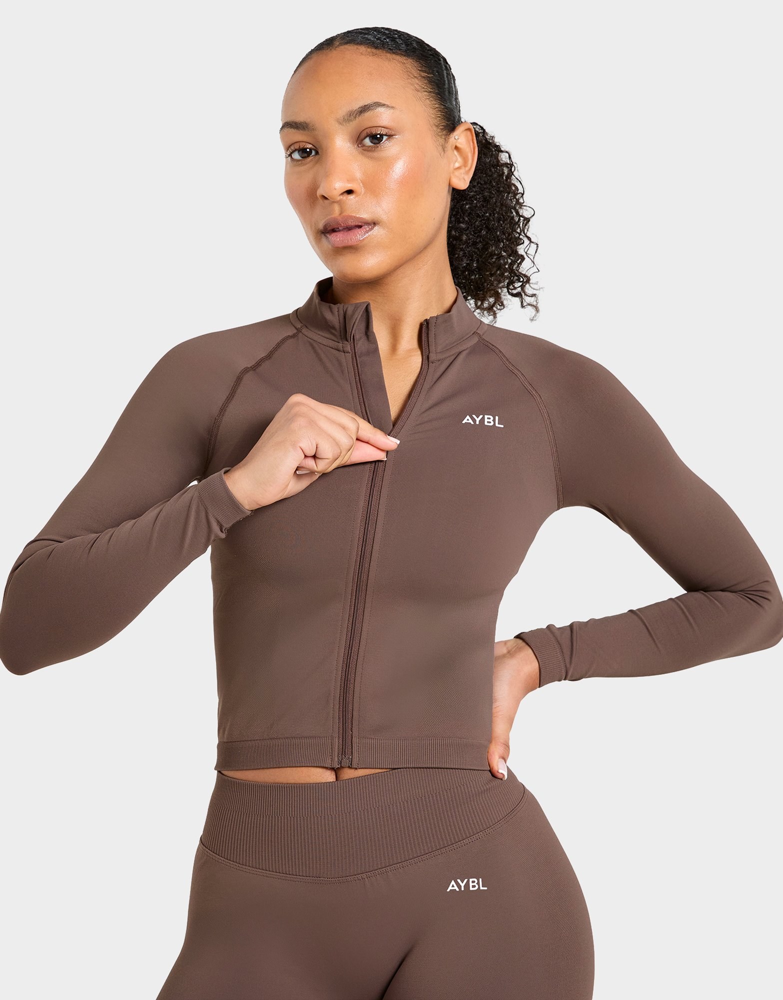 AYBL Enhance Full-Zip Seamless Oberteil