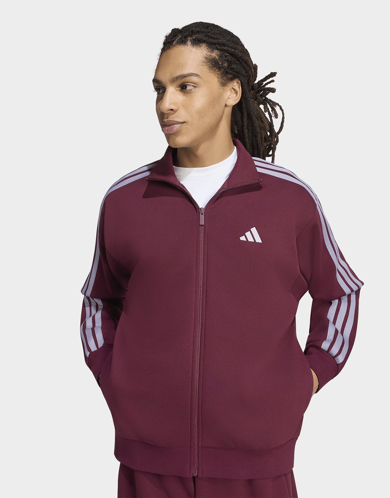 adidas 3-streifen Fleece Trainingsanzug