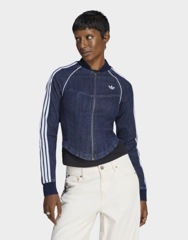 adidas Superstar Originals Jacke, Denim, Korsett-stil