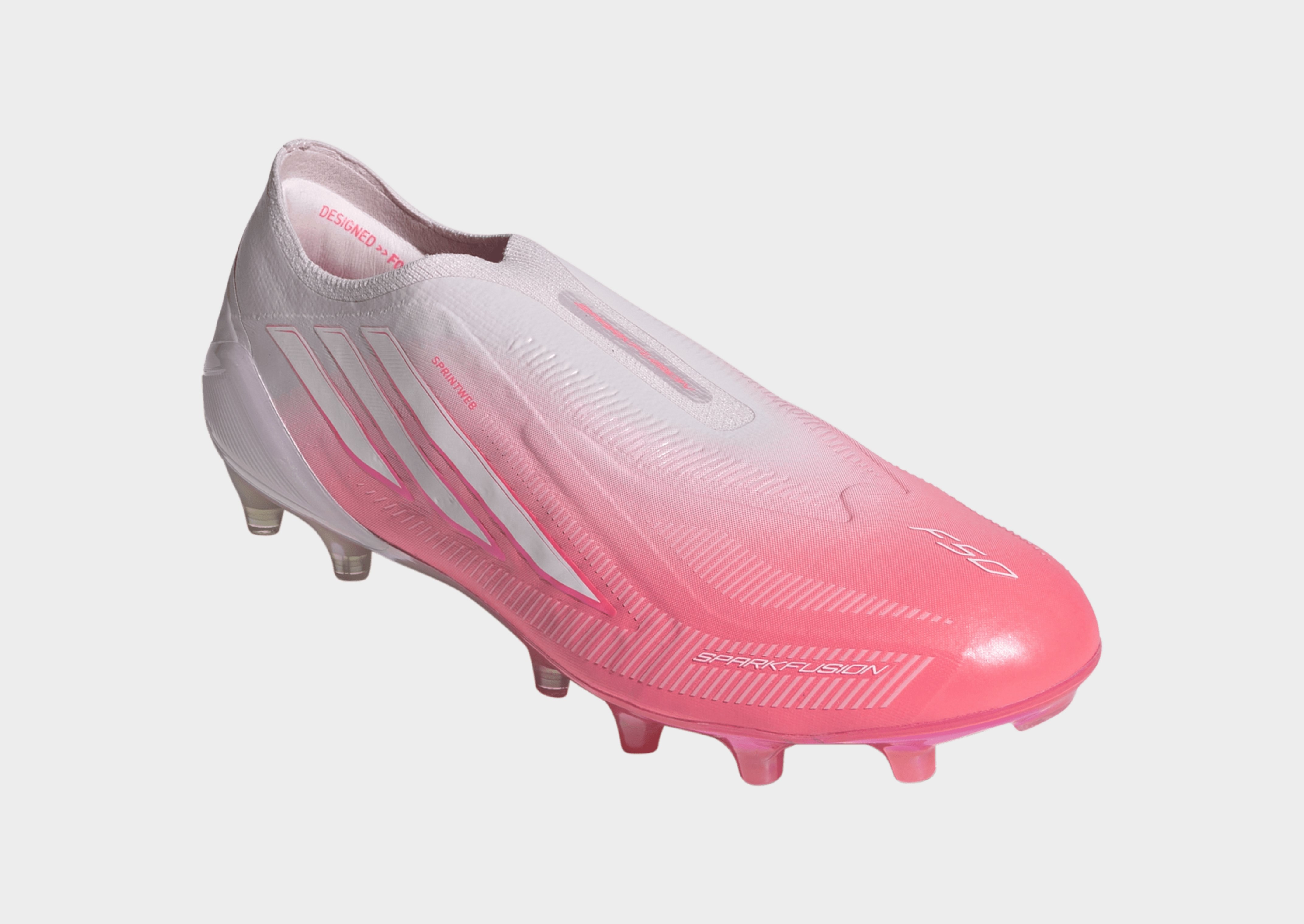 adidas F50 SPARKFUSION ELITE Fußballschuh, feste Böden/Kunstrasen, ohne Schnürsenkel