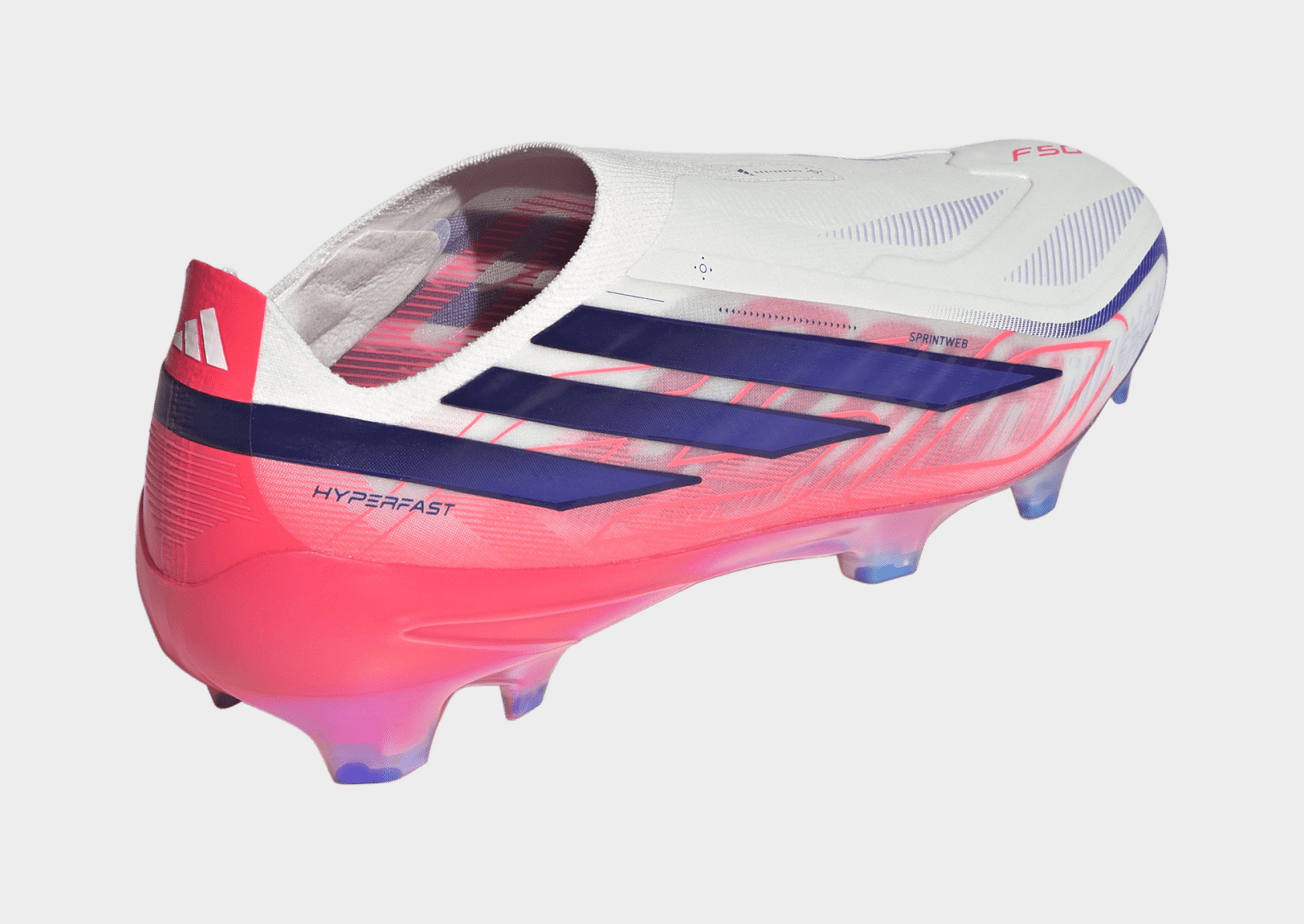 adidas F50 Hyperfast Elite Fußballschuh, Feste Böden, Ohne Schnürsenkel