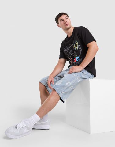 True Religion All Over Print Jorts
