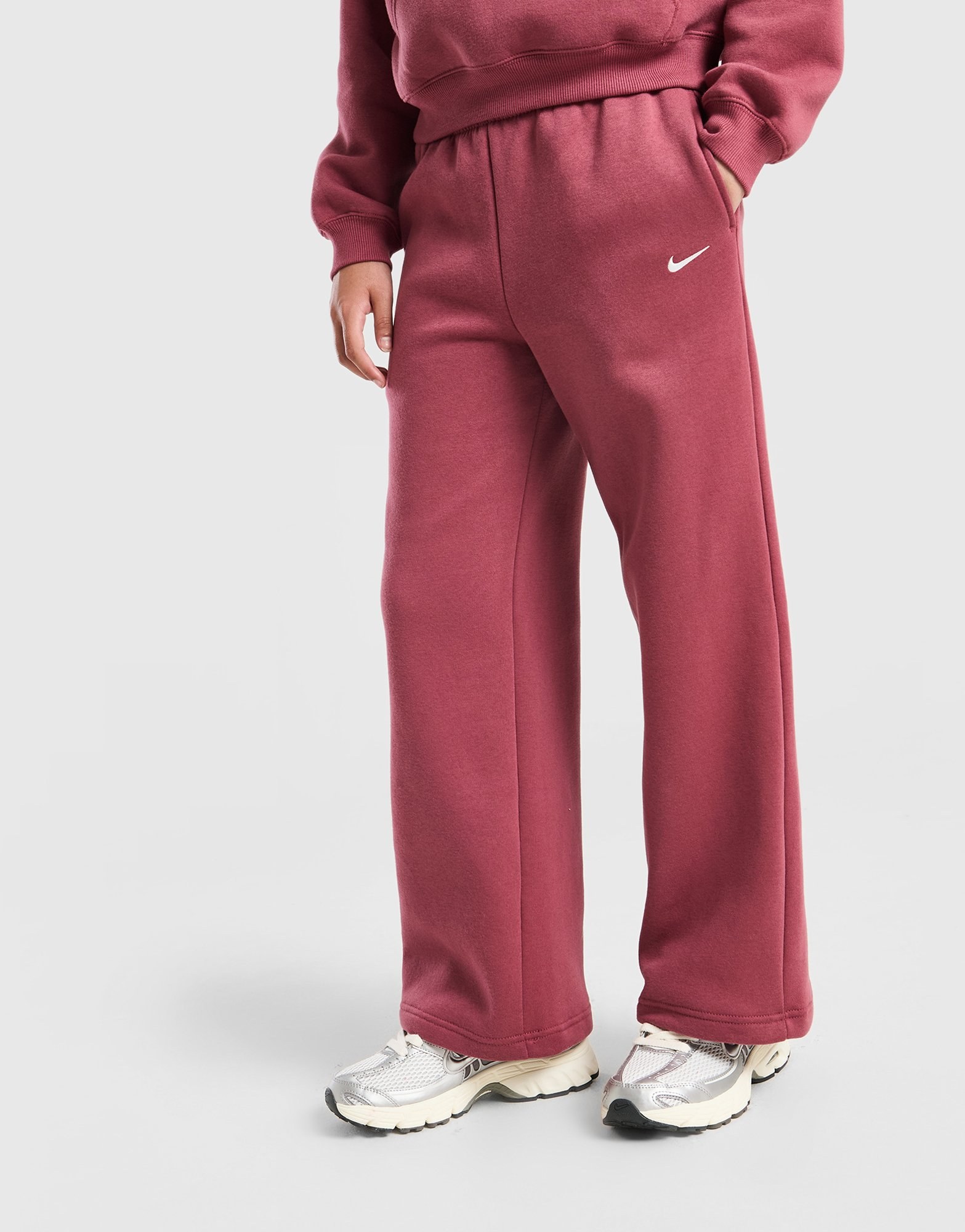 Nike Girls' Studio Fleece Wide Leg Jogginghose Kinder