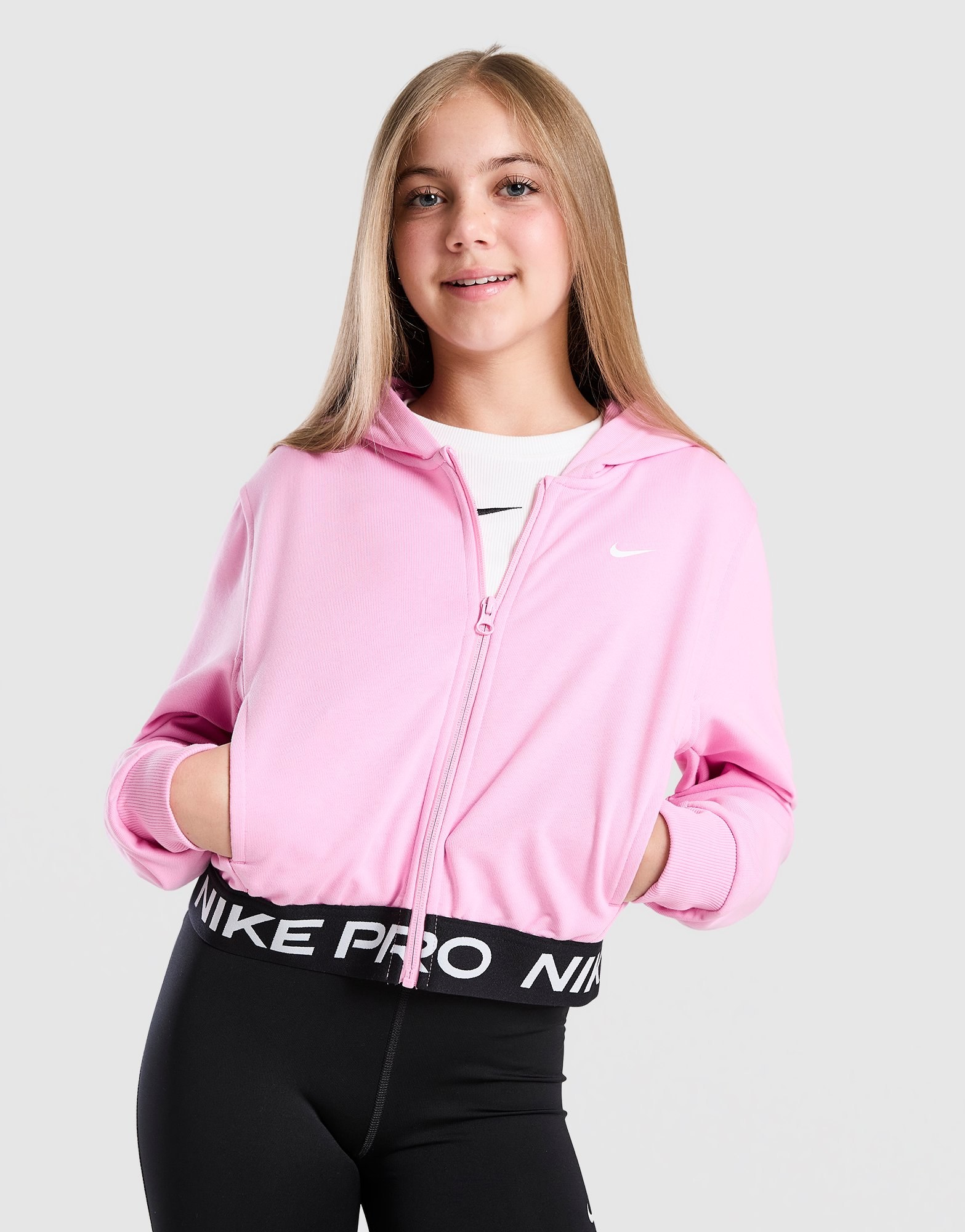 Nike Girls' Pro Fleece Hoodie Kinder