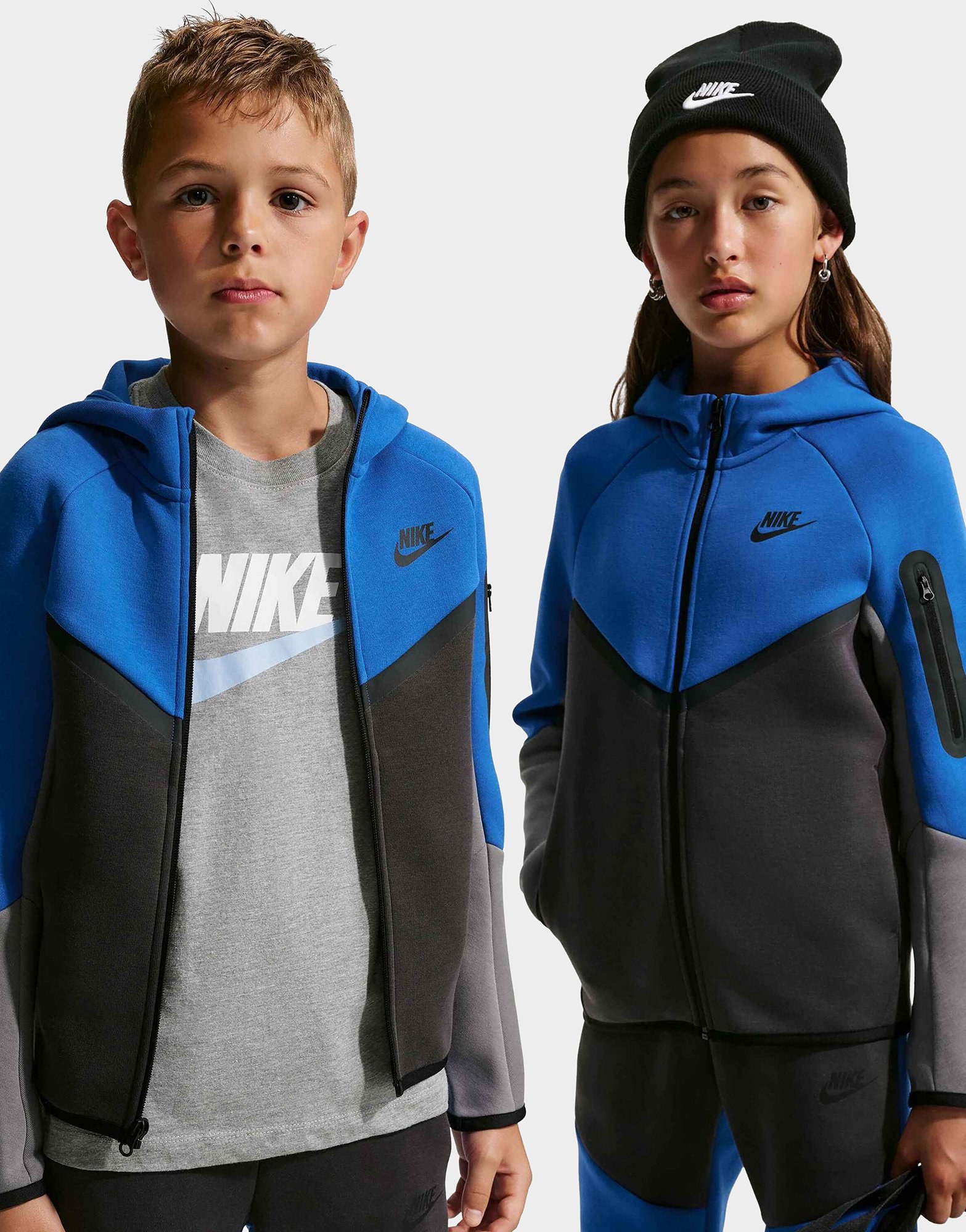 Nike Tech Fleece Full Zip Hoodie Kinder