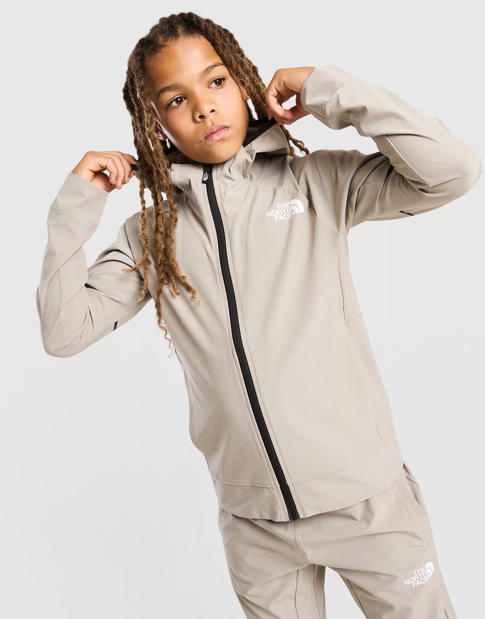 The North Face Mountain Athletic Woven Full Zip Hoodie Junior