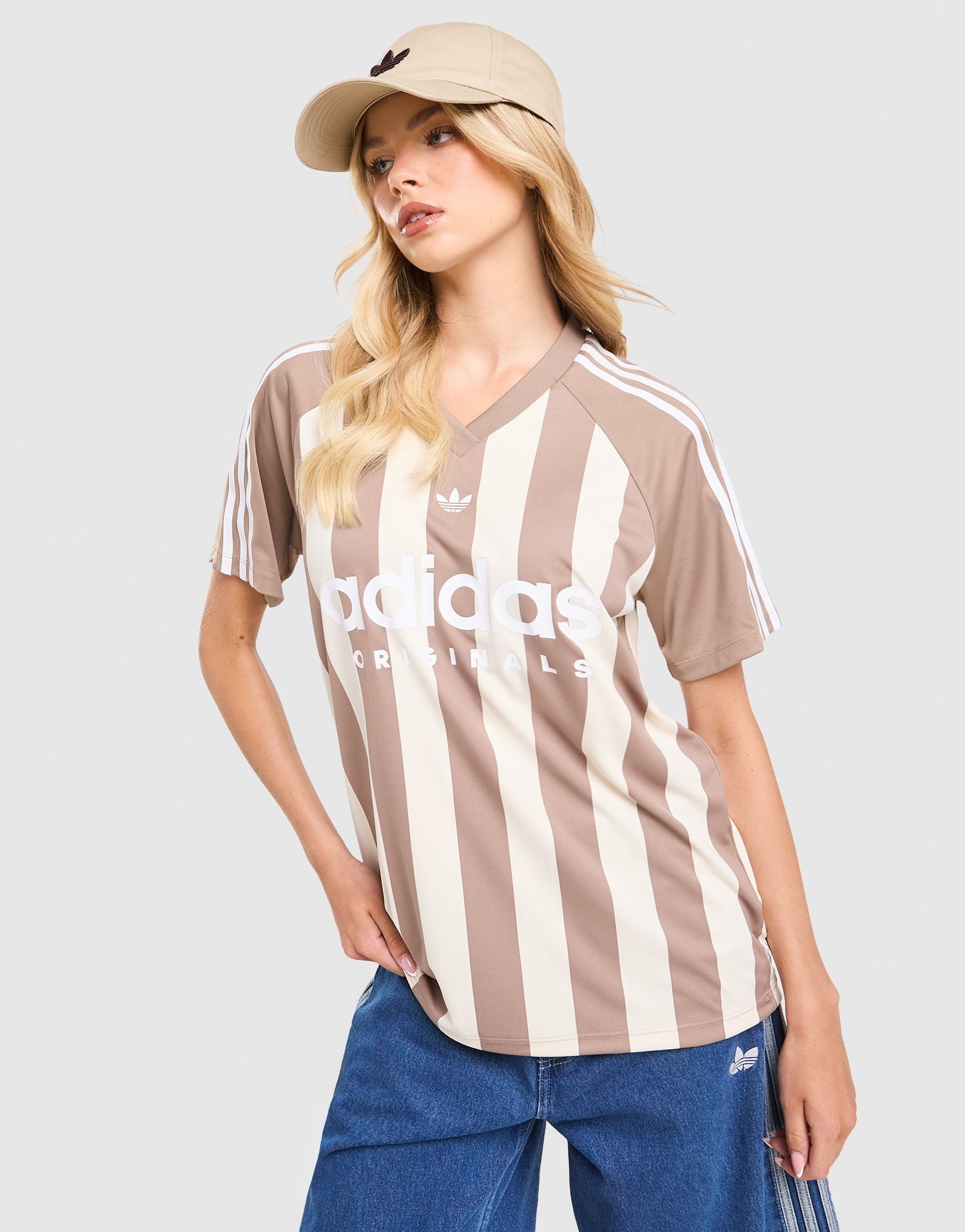 adidas Originals Stripe Fußball Jersey