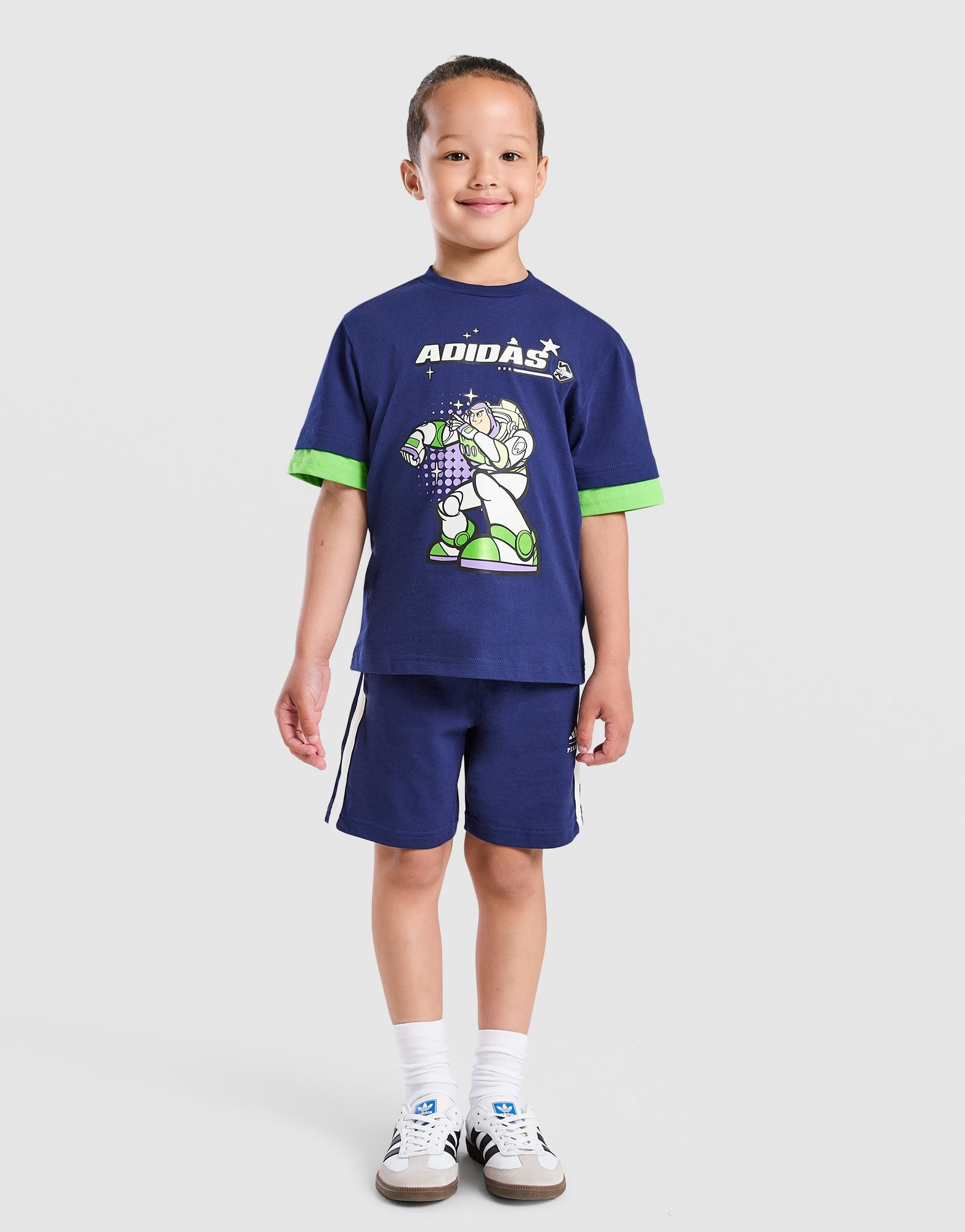 adidas x Pixar Toy Story T-Shirt & Shorts Set Kleinkinder