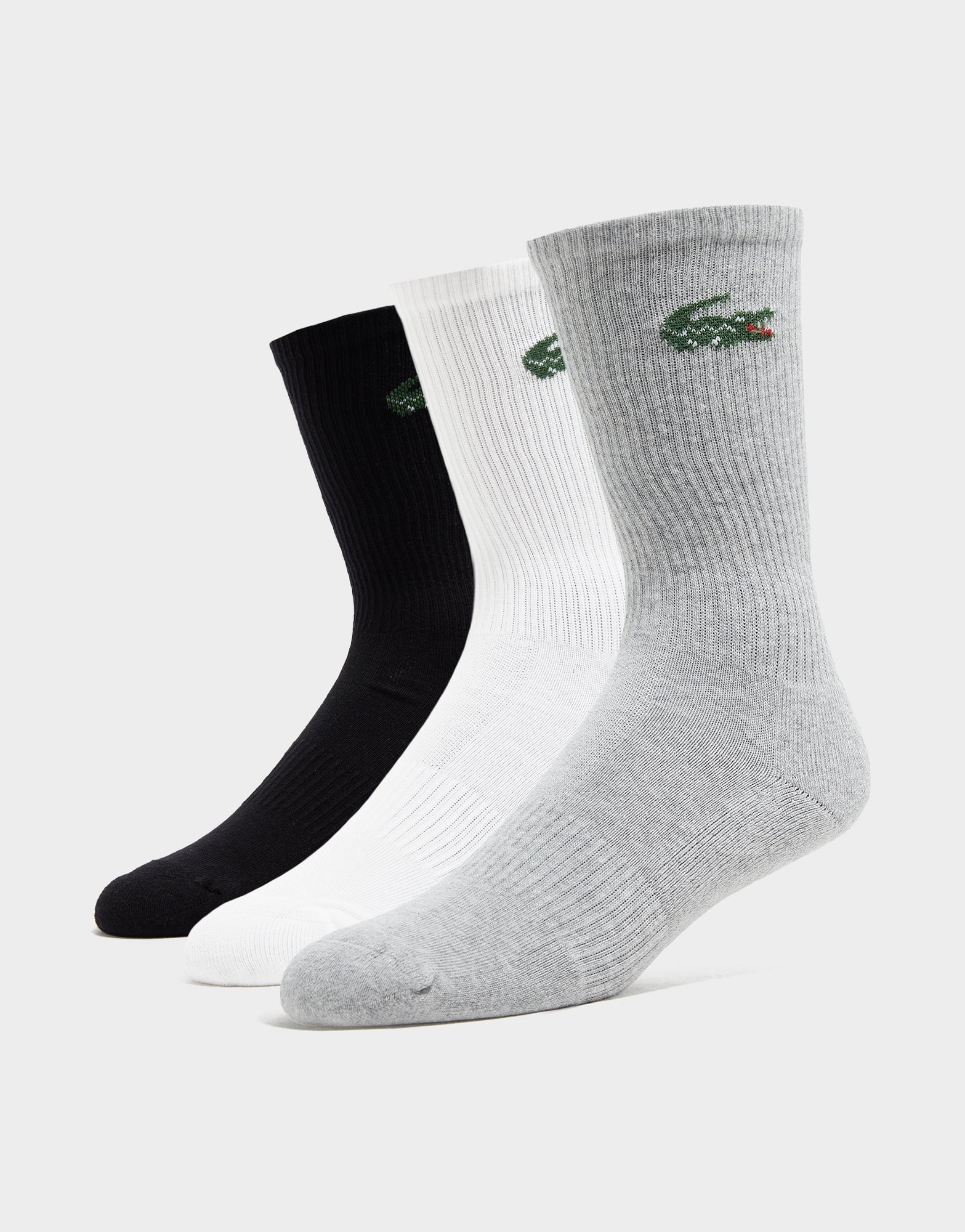 Lacoste Crocodile 3er-Pack Crew Socken