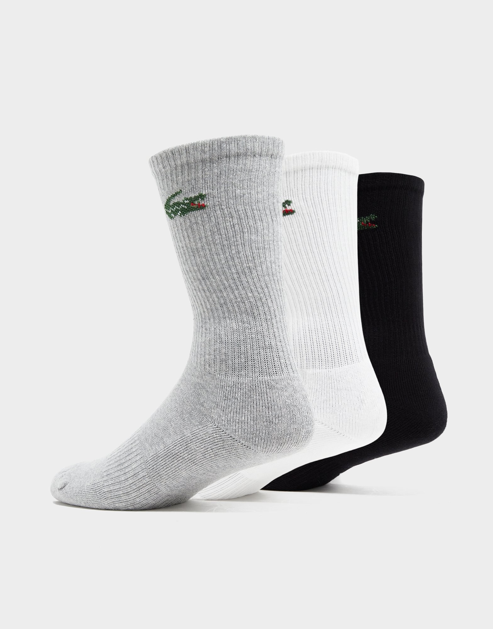 Lacoste Crocodile 3er-Pack Crew Socken