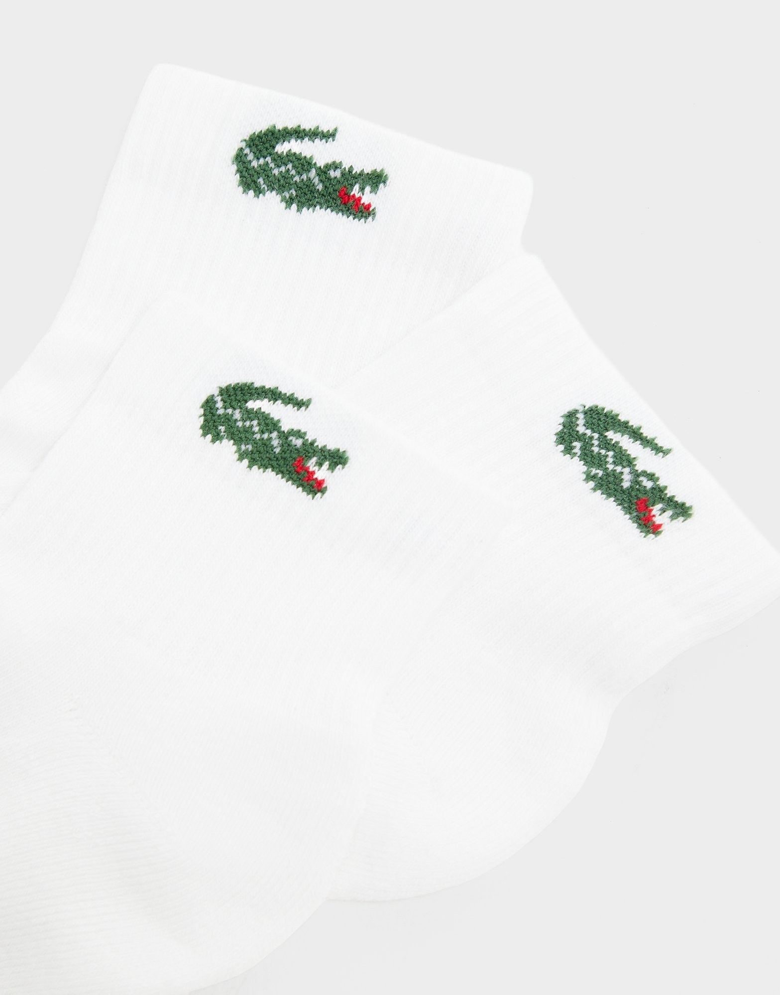 Lacoste Crocodile 3er-Pack Viertelsocken