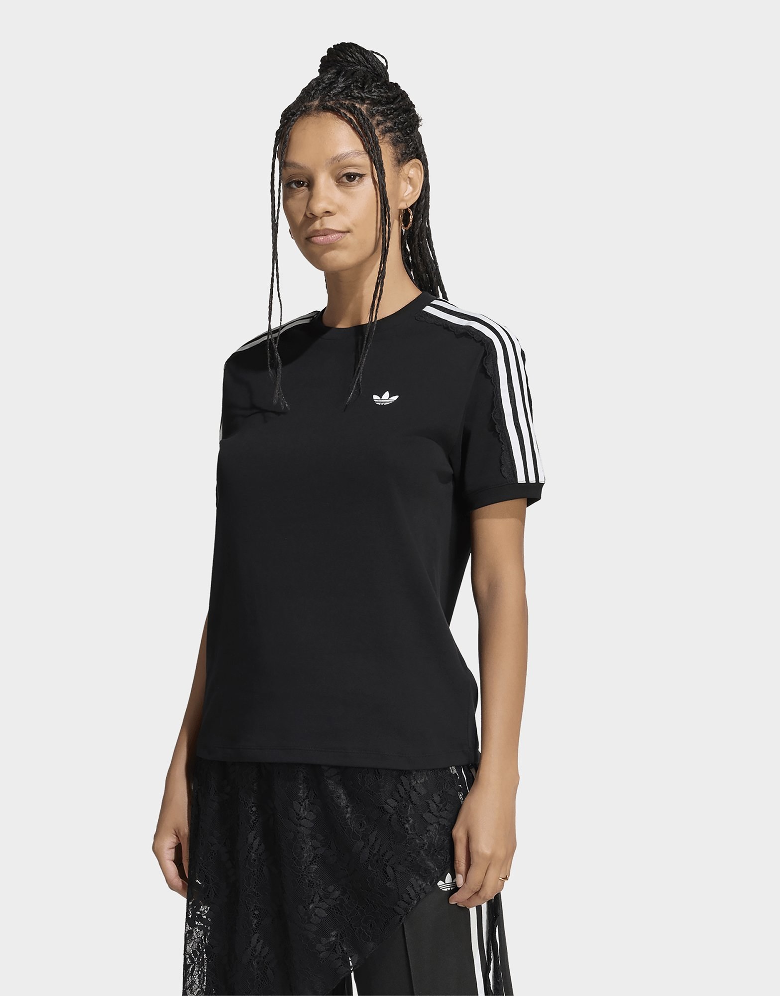 adidas 3-streifen T-shirt, Spitze