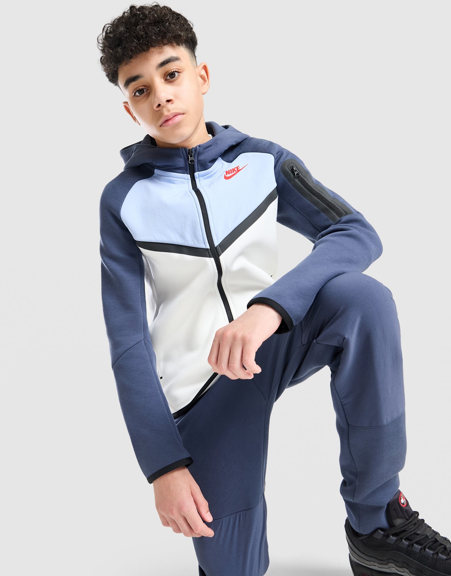 Nike Tech Mix Full Zip Hoodie Kinder