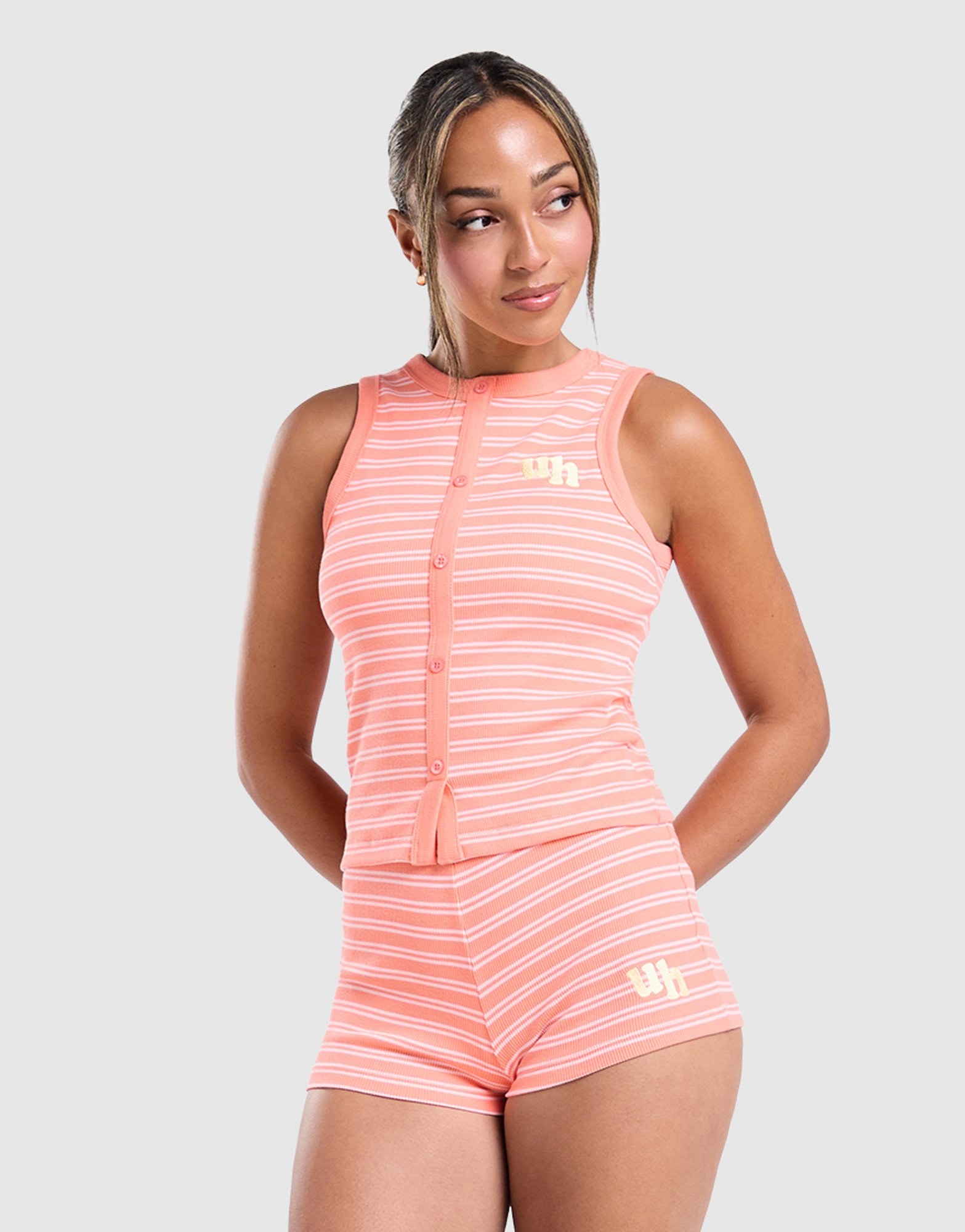 Unlike Humans Mara Buttoned Tanktop