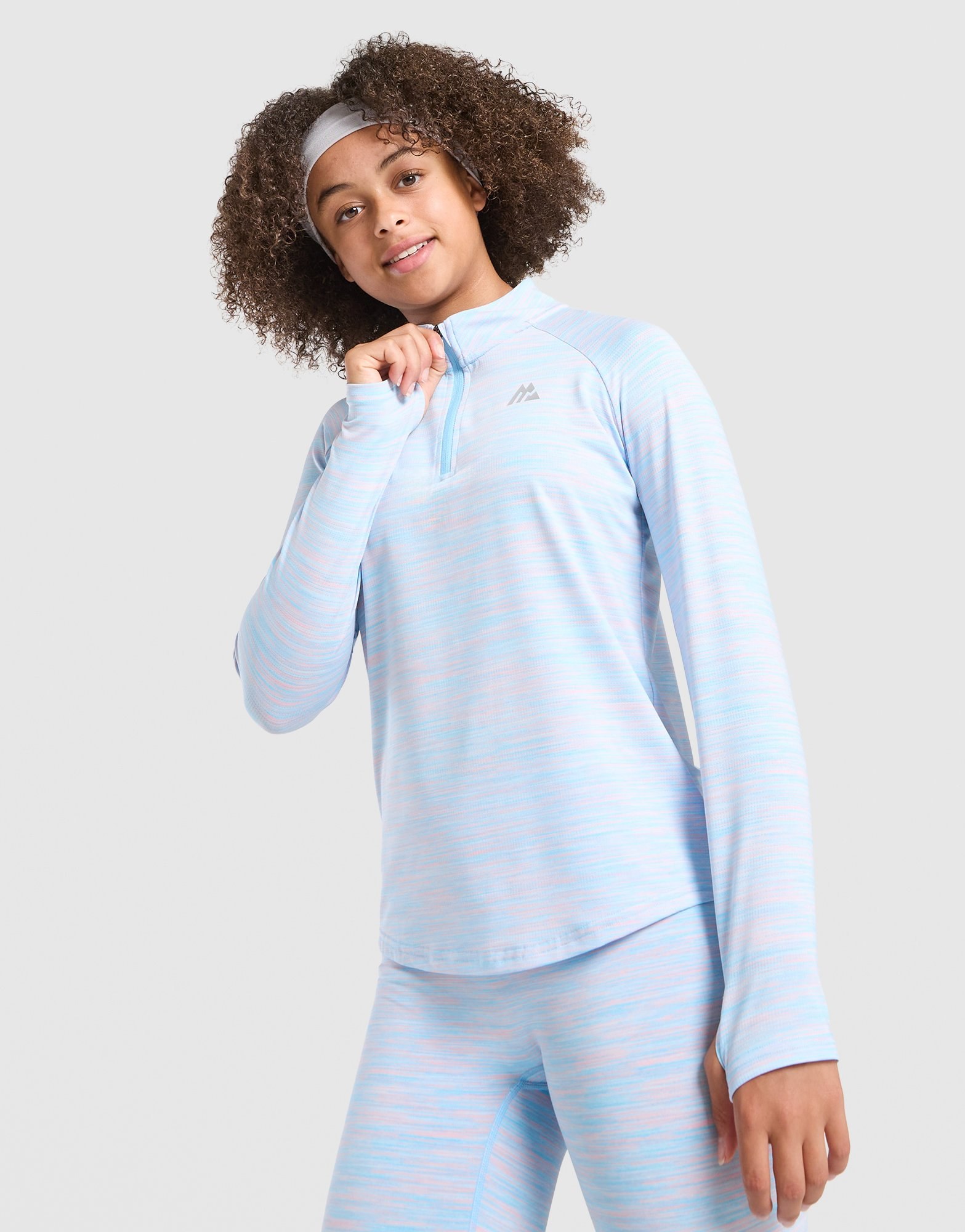 MONTIREX Girls' Trail 1/2 Zip Top Kinder