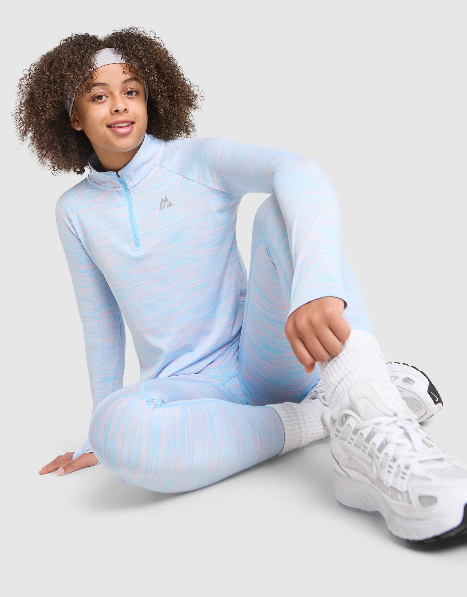 MONTIREX Girls' Trail 1/2 Zip Top Kinder