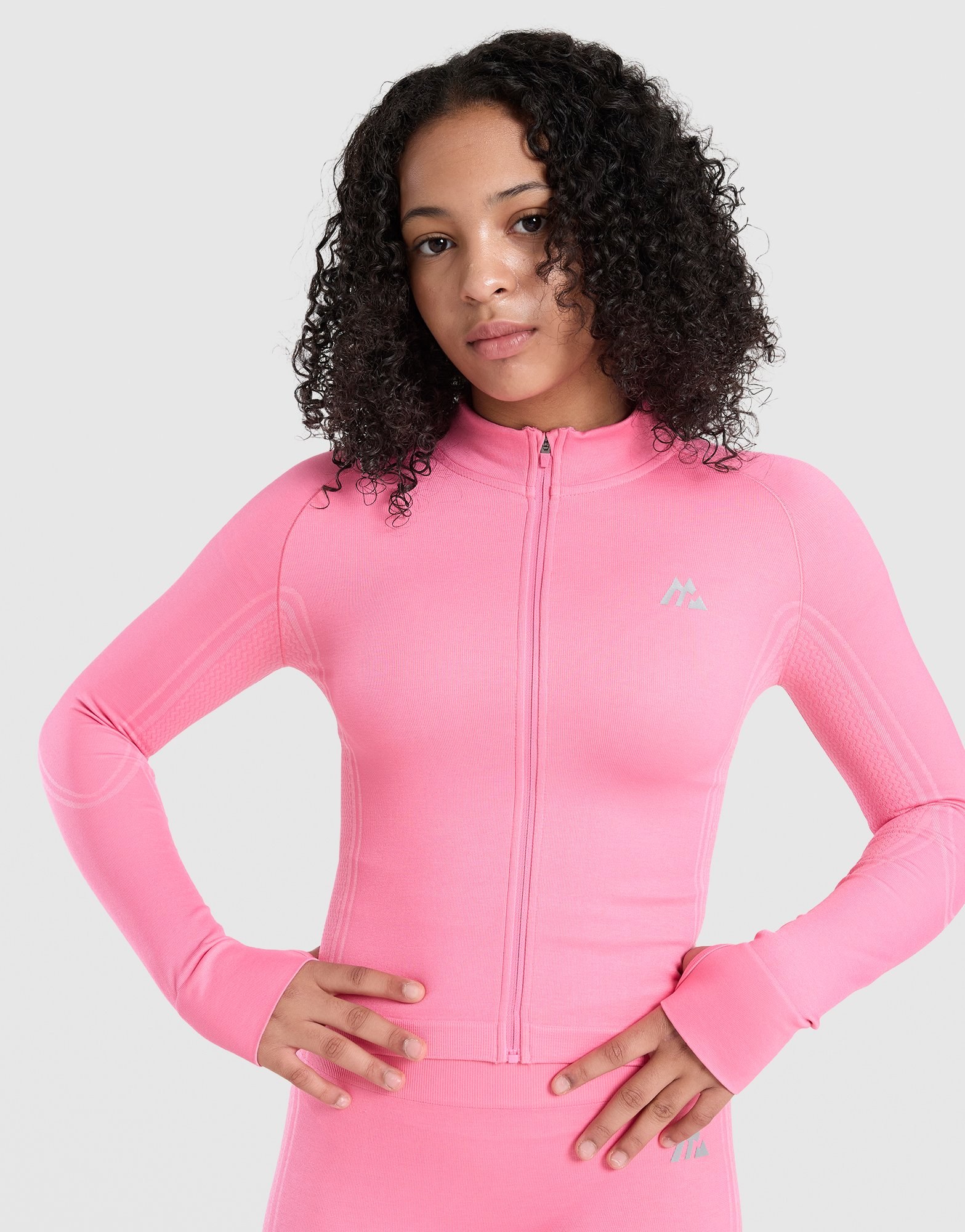 MONTIREX Girls' Harmony Seamless Full Zip Top Junior