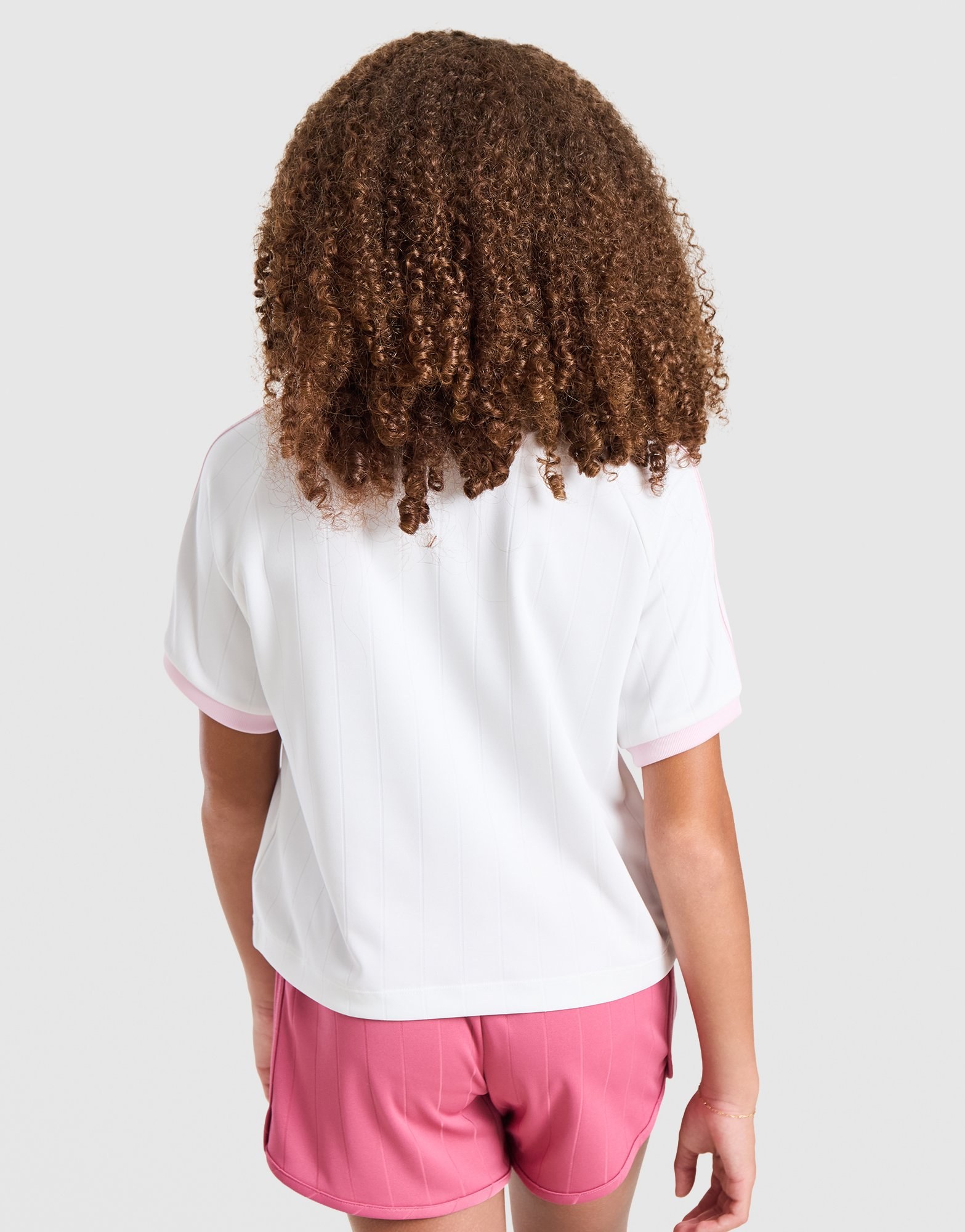 adidas Originals Girls' Poly 3-Streifen T-Shirt