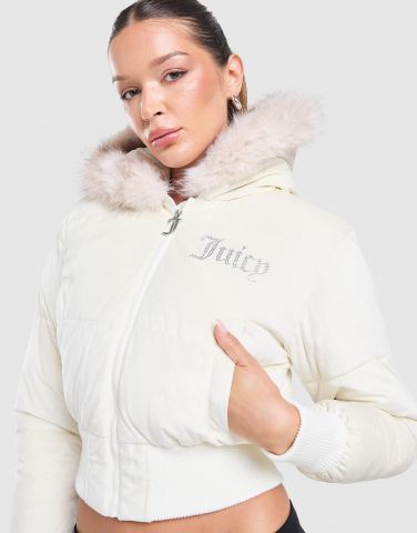 JUICY COUTURE Diamante Velour Jacke