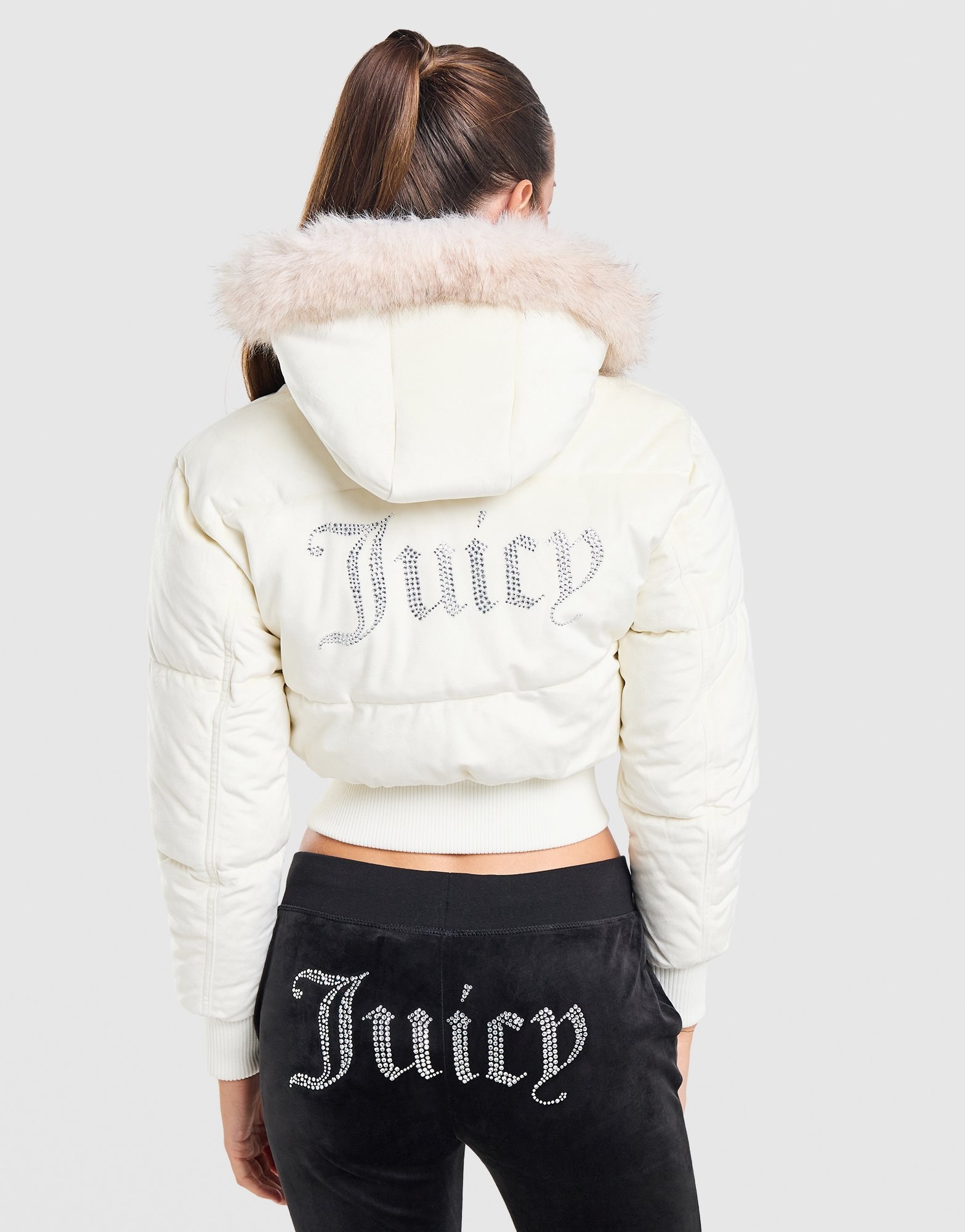 JUICY COUTURE Diamante Velour Jacke
