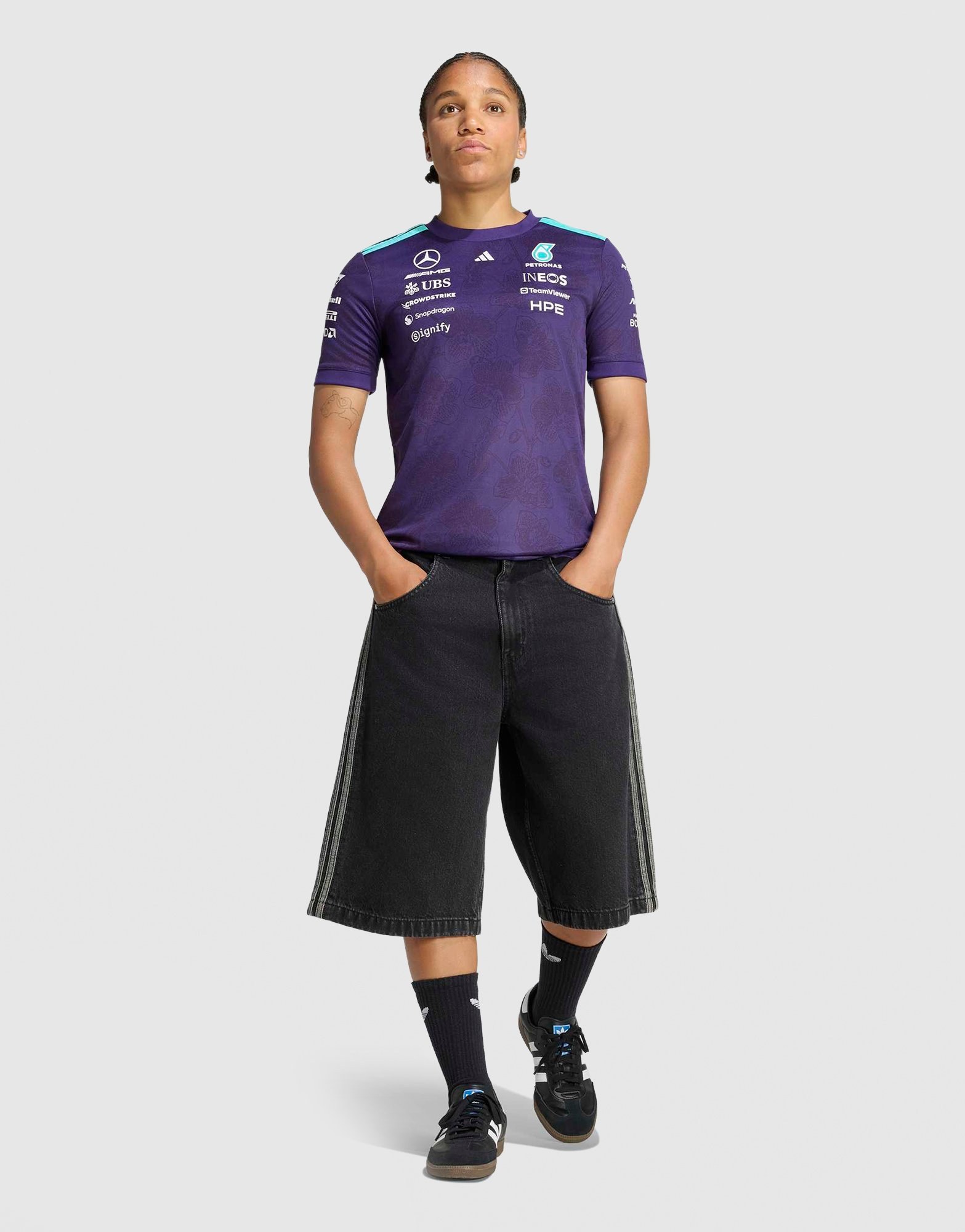 adidas Mercedes Amg Petronas Formula 1 Team Vanda Bloom Fahrertrikot