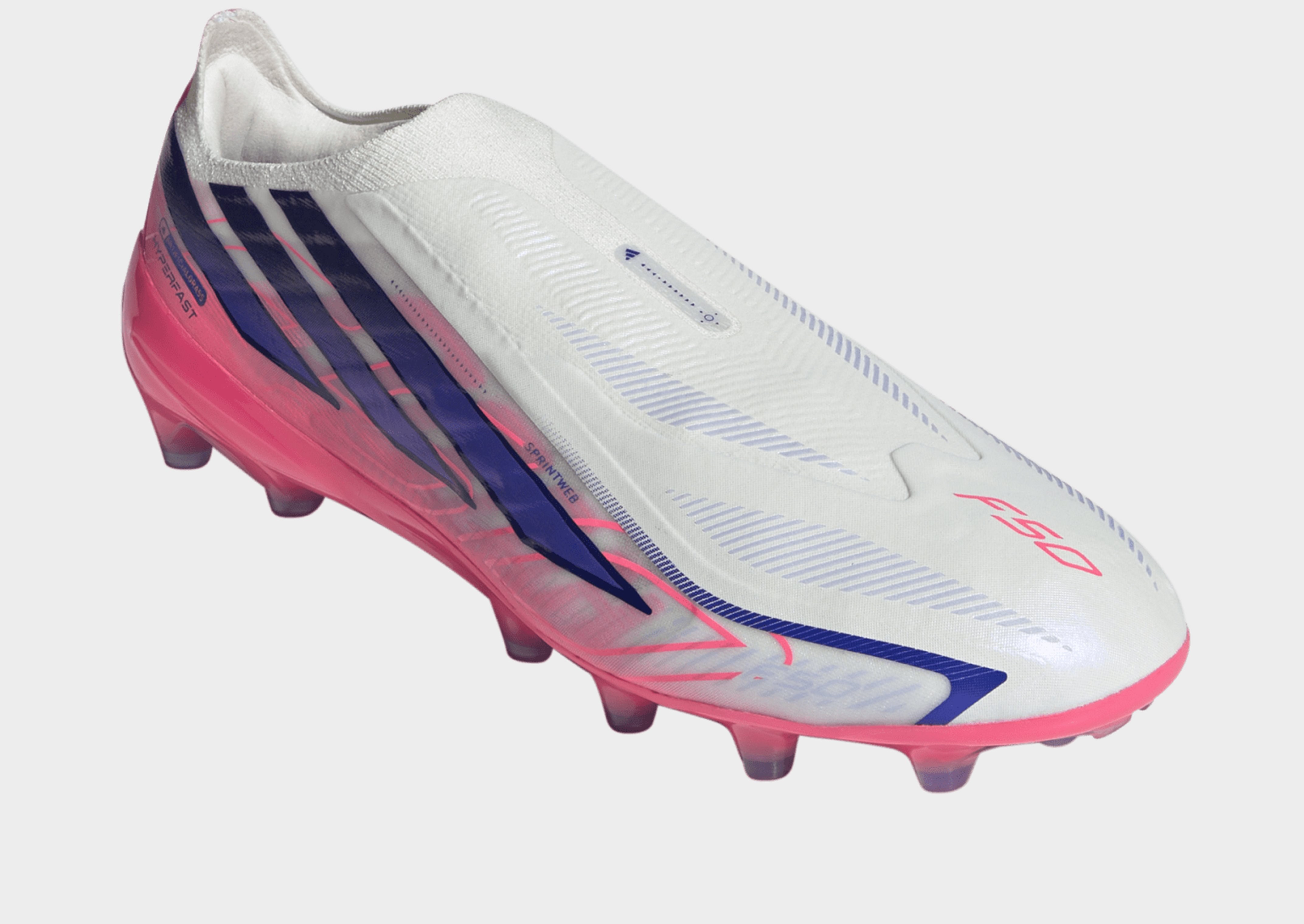 adidas F50 Hyperfast Pro Fußballschuh, Kunstrasen, ohne Schnürsenkel