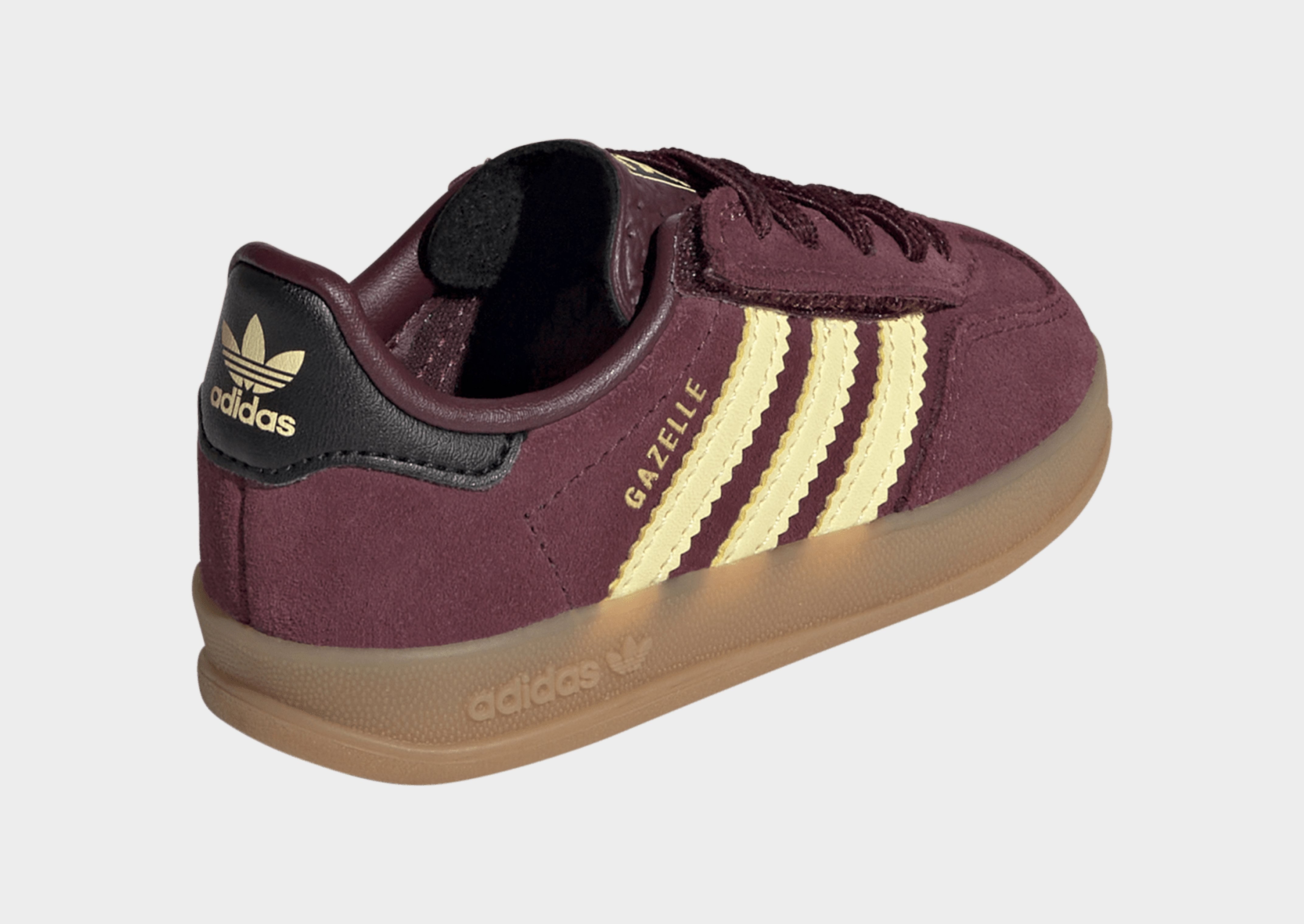 adidas Gazelle Hallenschuh, Komfortverschluss, Elastische Schnürsenkel