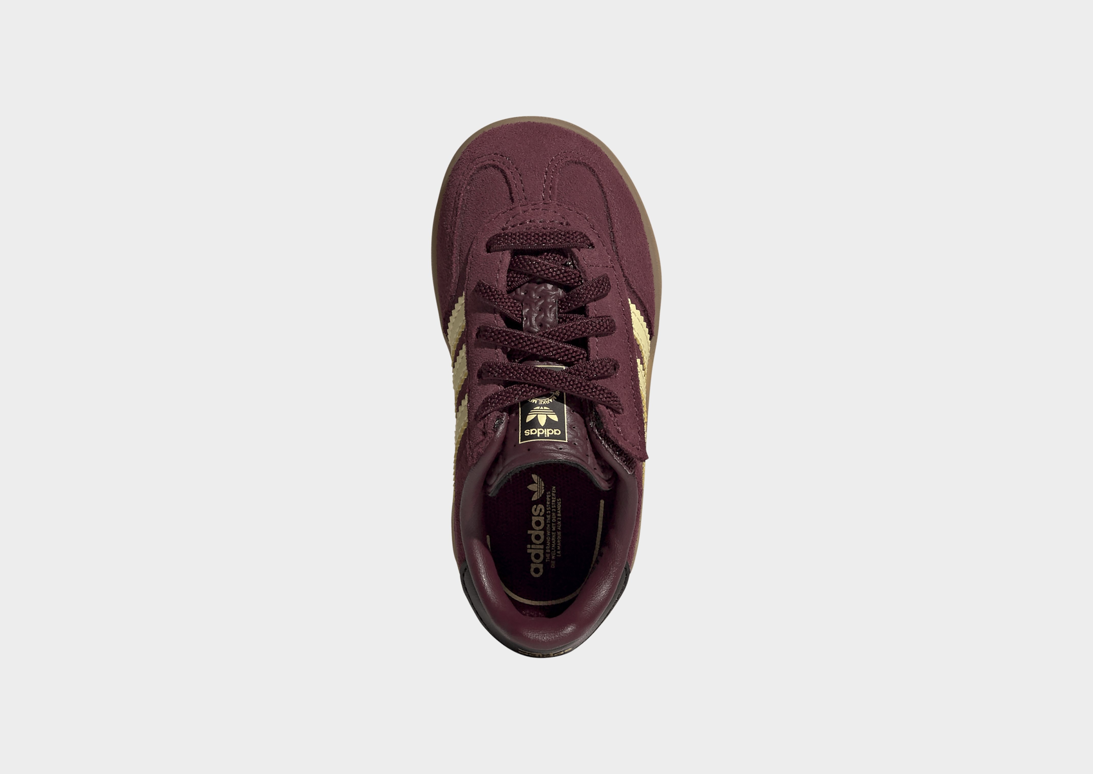 adidas Gazelle Hallenschuh, Komfortverschluss, Elastische Schnürsenkel
