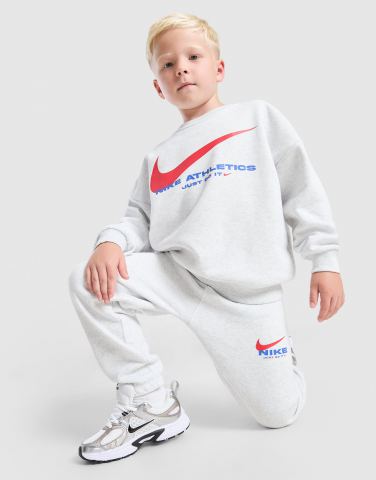 Nike Swoosh Fleece Tracksuit Children