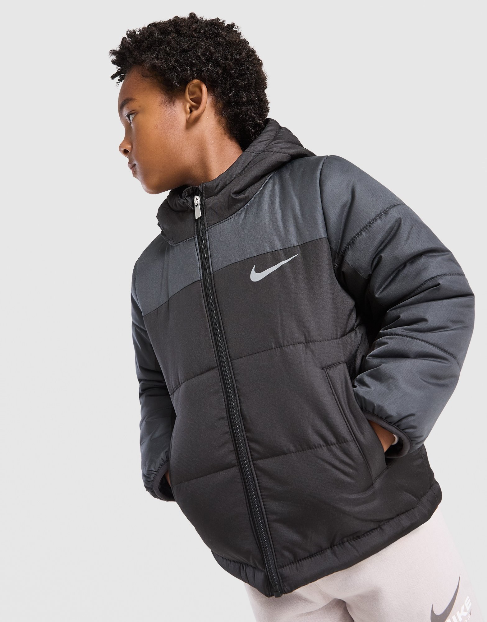 Nike Colour Block Baffle Jacket Children