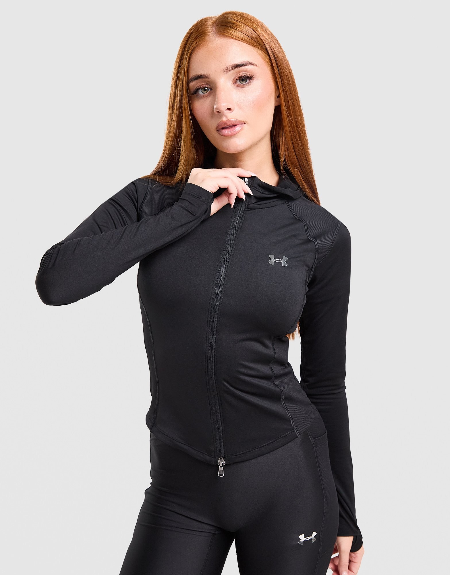 Under Armour Ribbed Full-Zip Hoodie