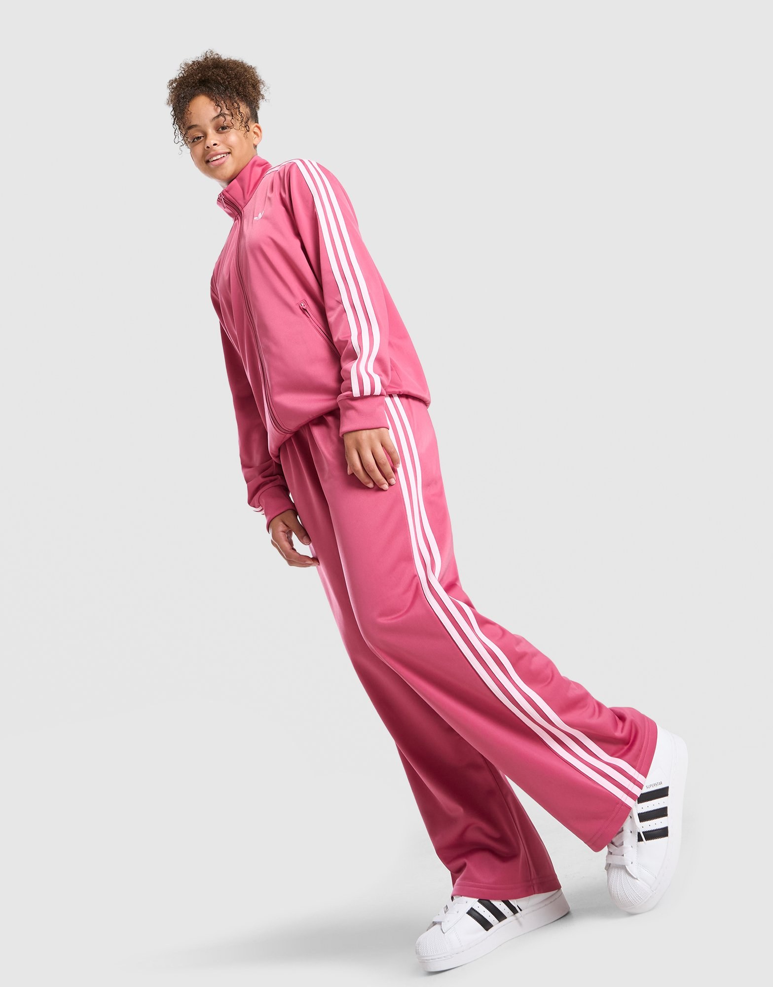 adidas Originals Girls' Firebird Wide Leg Jogginghose Kinder