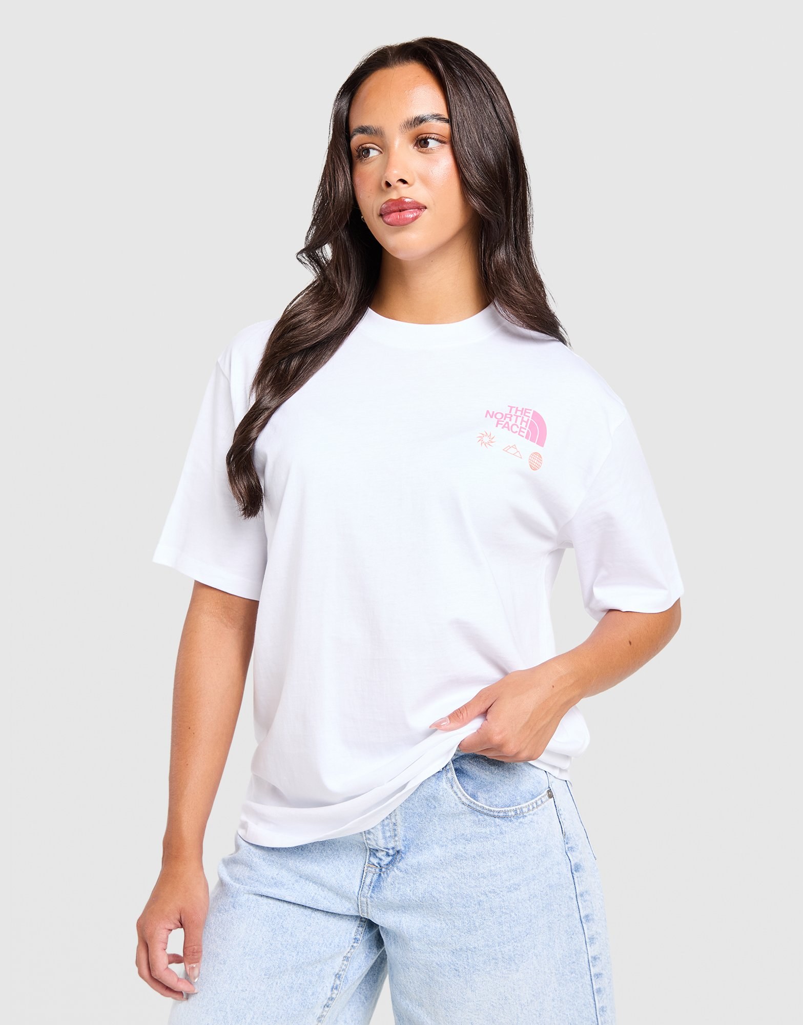 The North Face Multi Box Logo Boyfriend T-Shirt