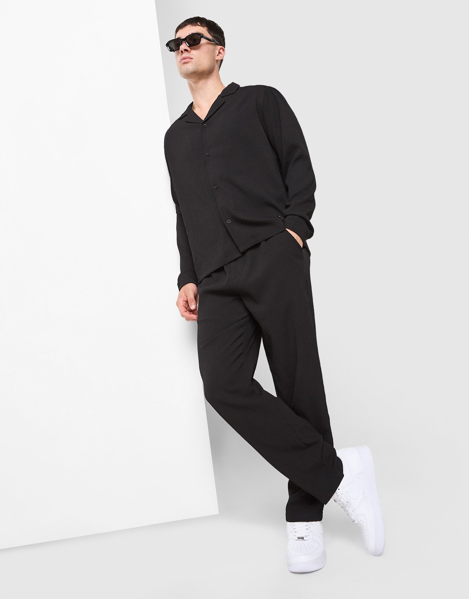 Belier Seersucker Straight Leg Hose