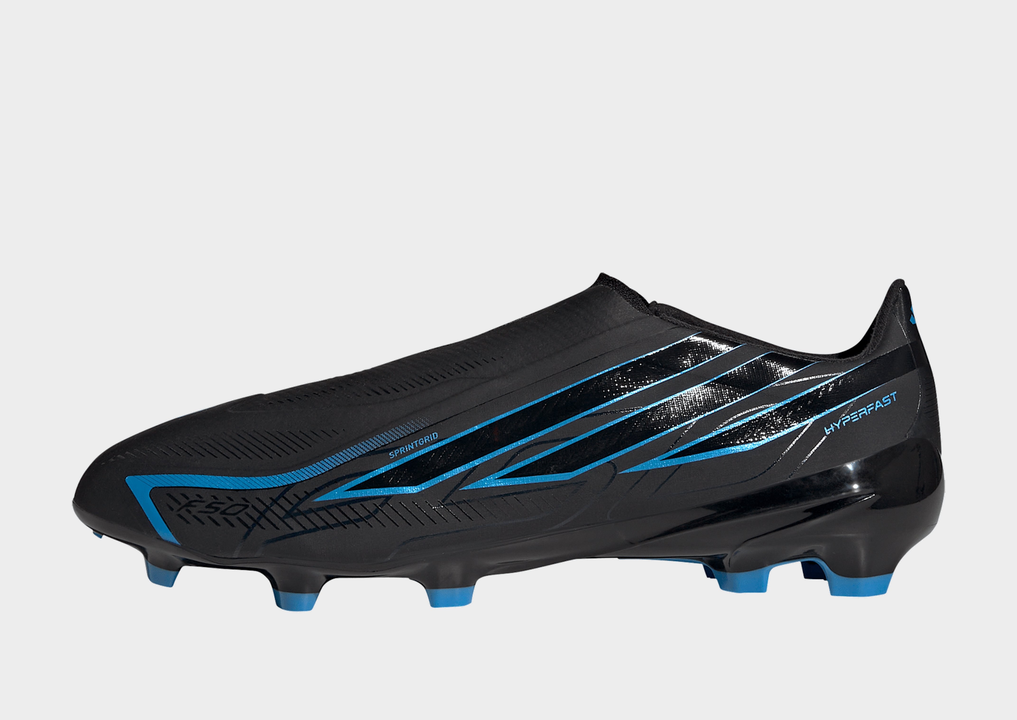 adidas F50 Hyperfast League Fußballschuh, Feste Böden, Schnürlos