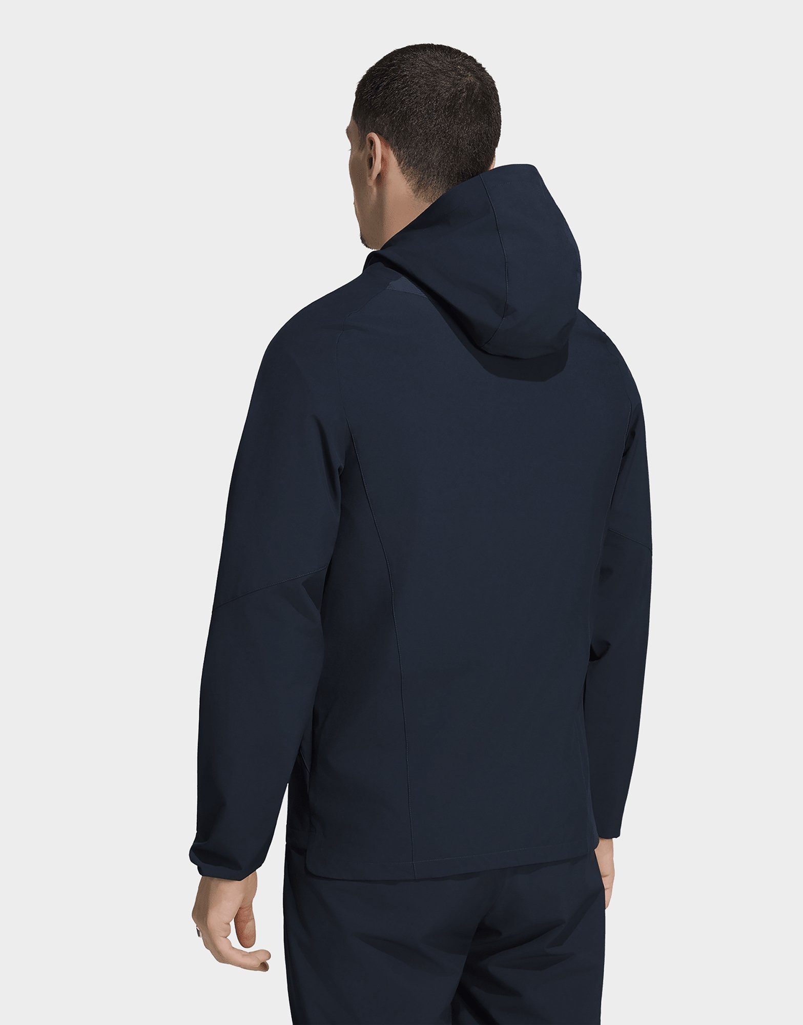 adidas Real Madrid Tiro Travel Windbreaker, Durchgehender Reißverschluss