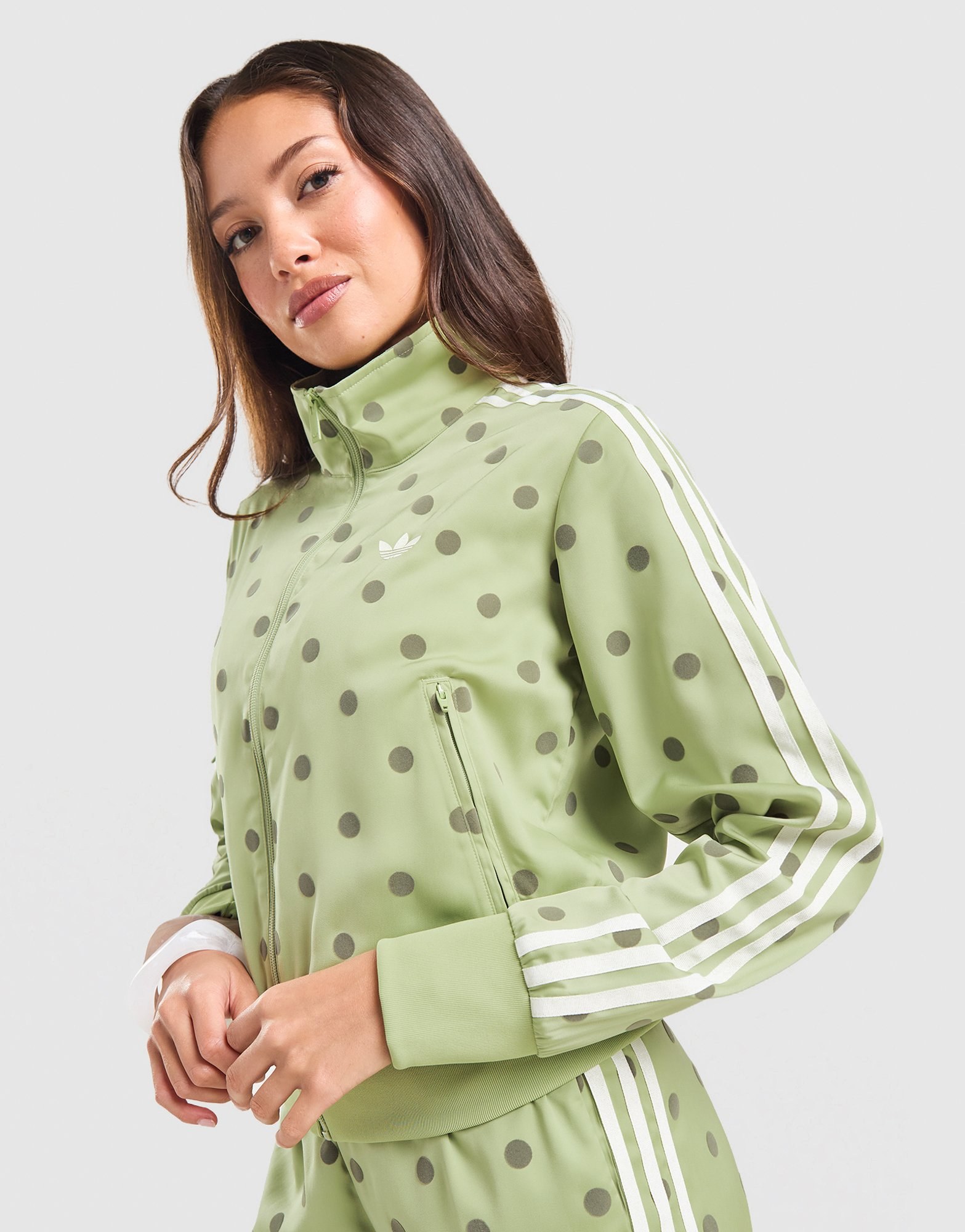 adidas Originals SATIN POLKA-DOTS TT Track Top